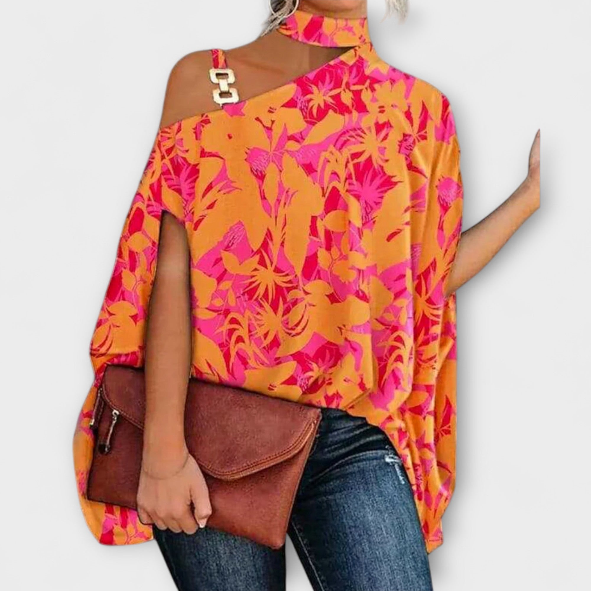 Blusa sin hombros para damas