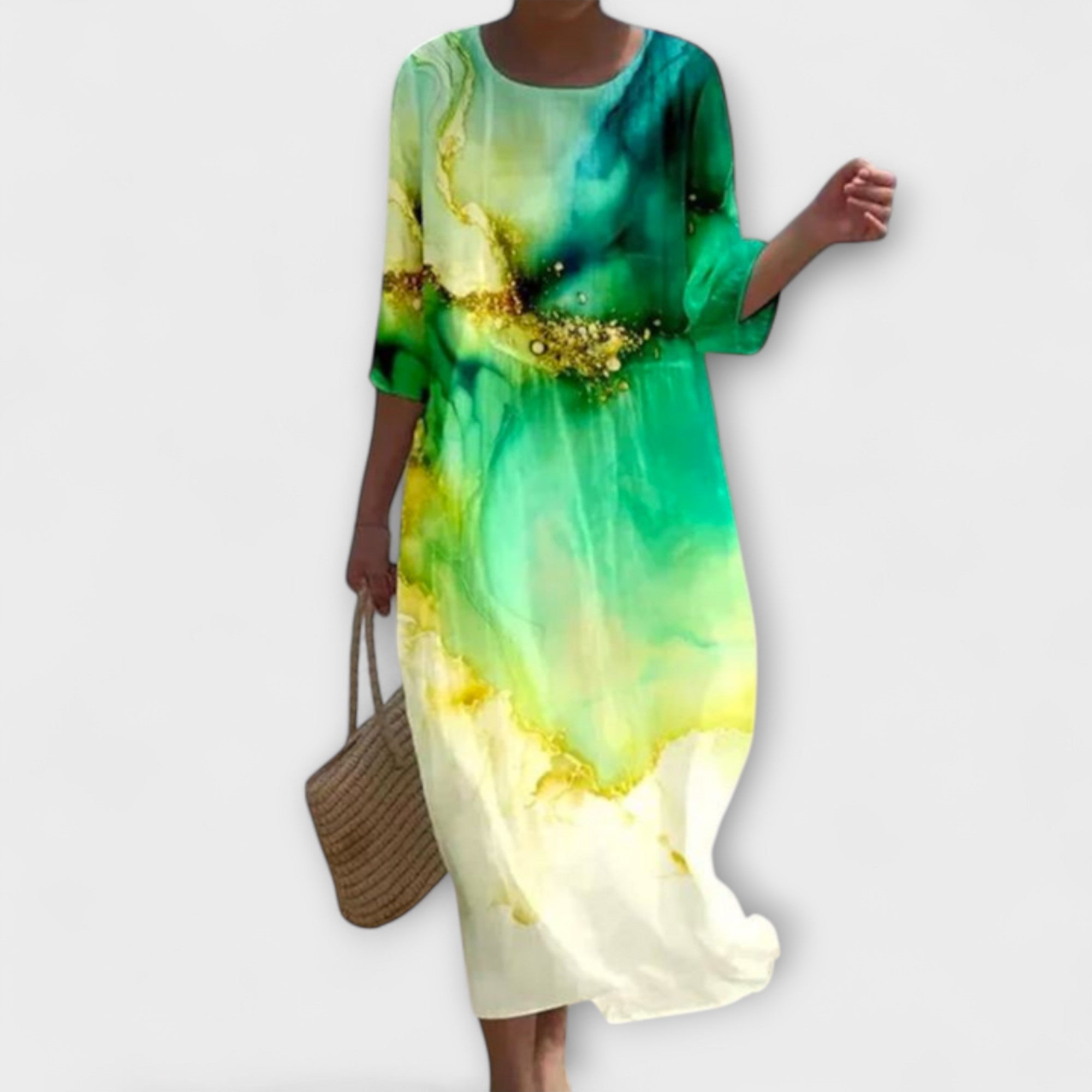 Miranda - Vestido Maxí Floral Elegante