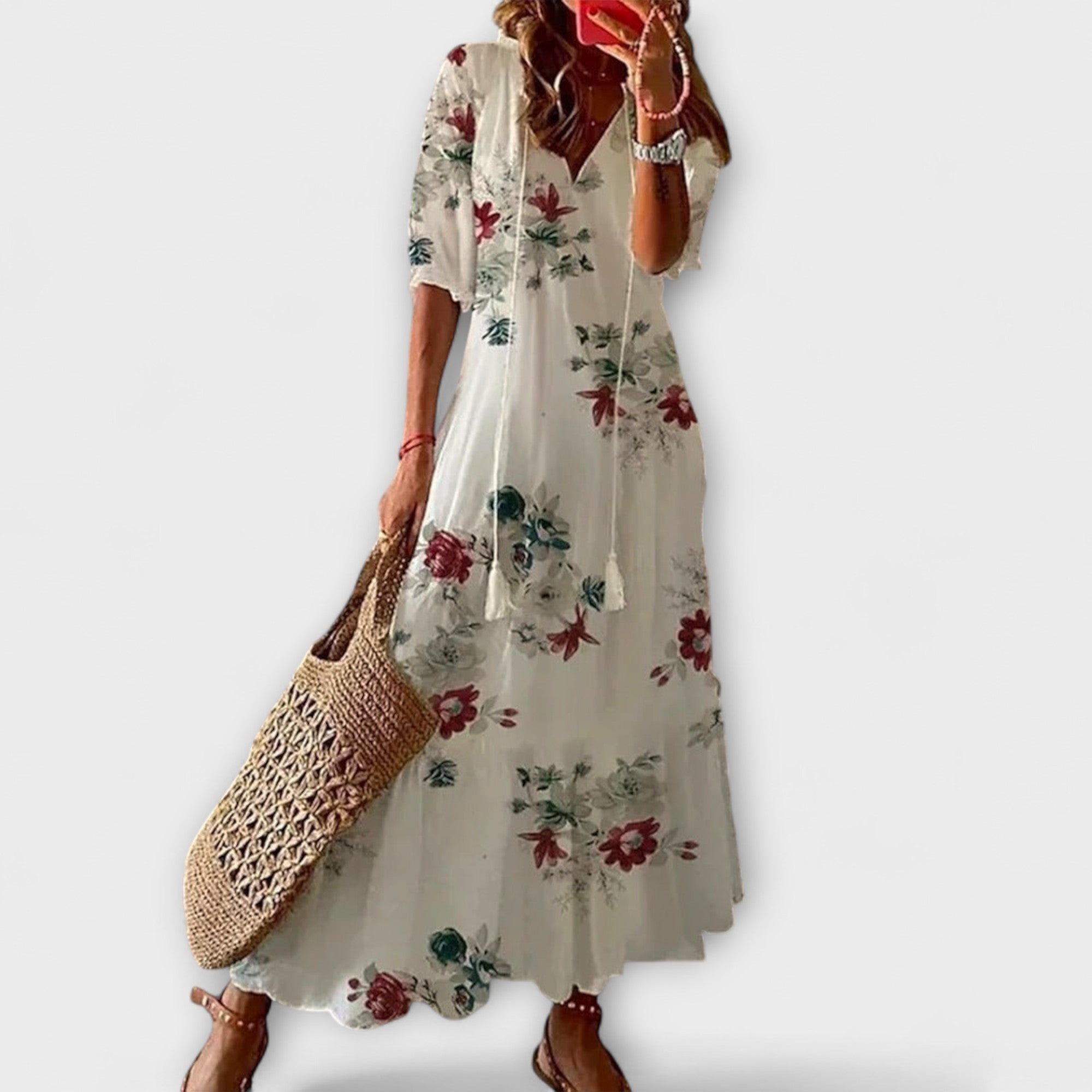 Anna – Vestido Bohemio de Verano para Damas