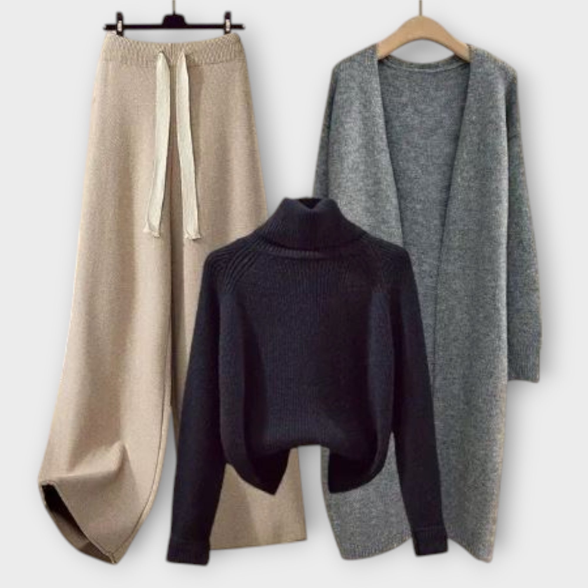 Flair. - Estilo Casual - Conjunto de Tres Piezas