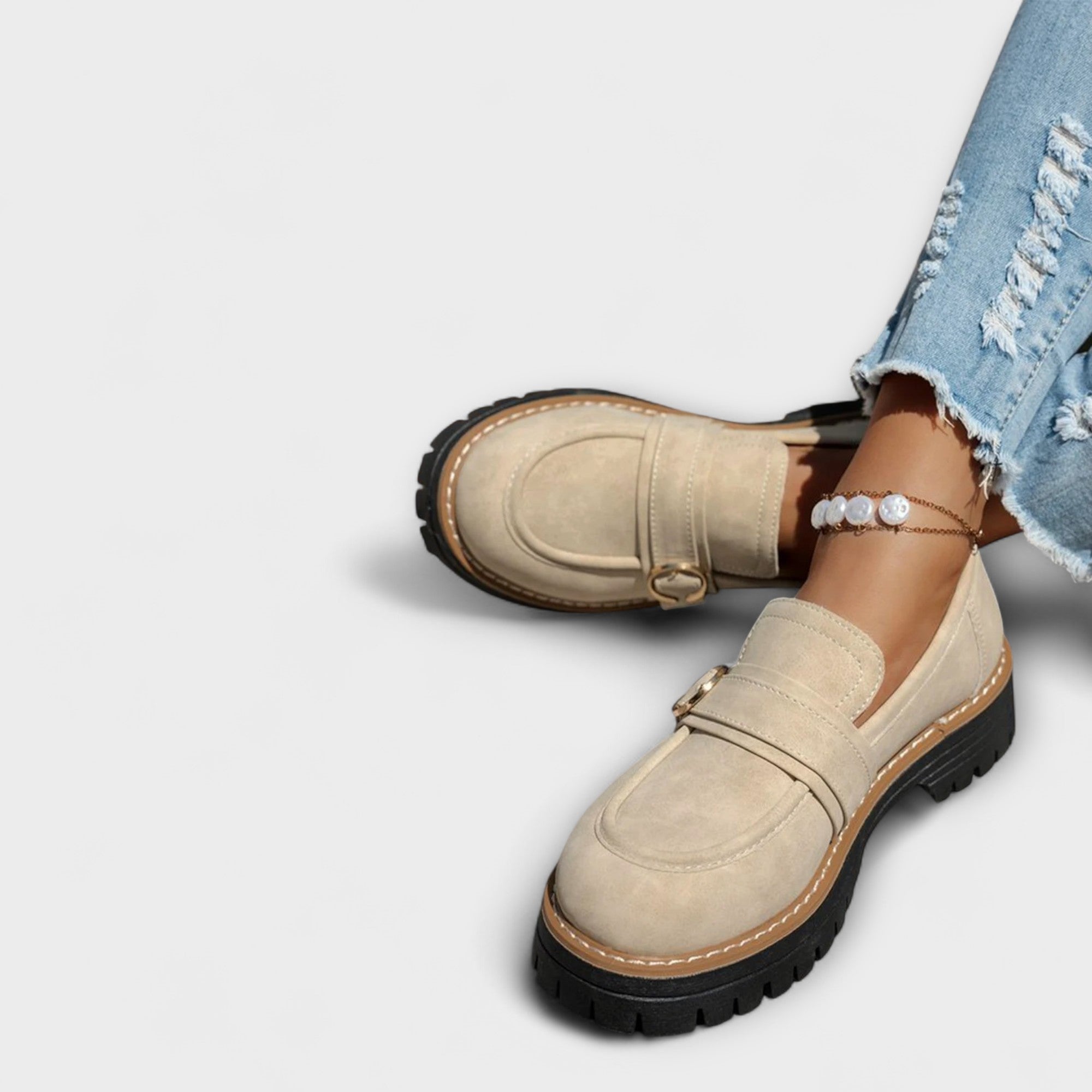 Poeta – Zapatillas Casual con Punta Redonda