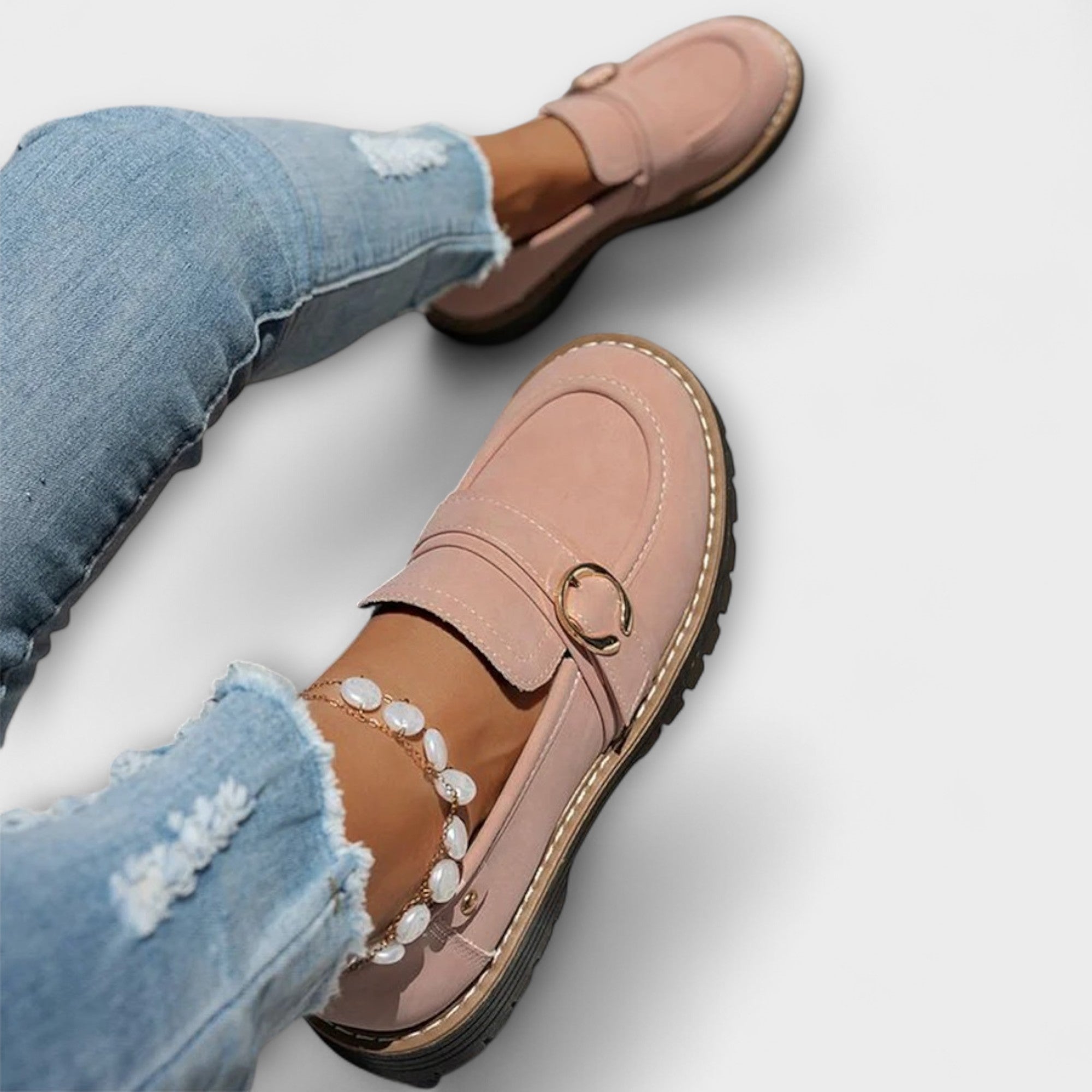 Poeta – Zapatillas Casual con Punta Redonda