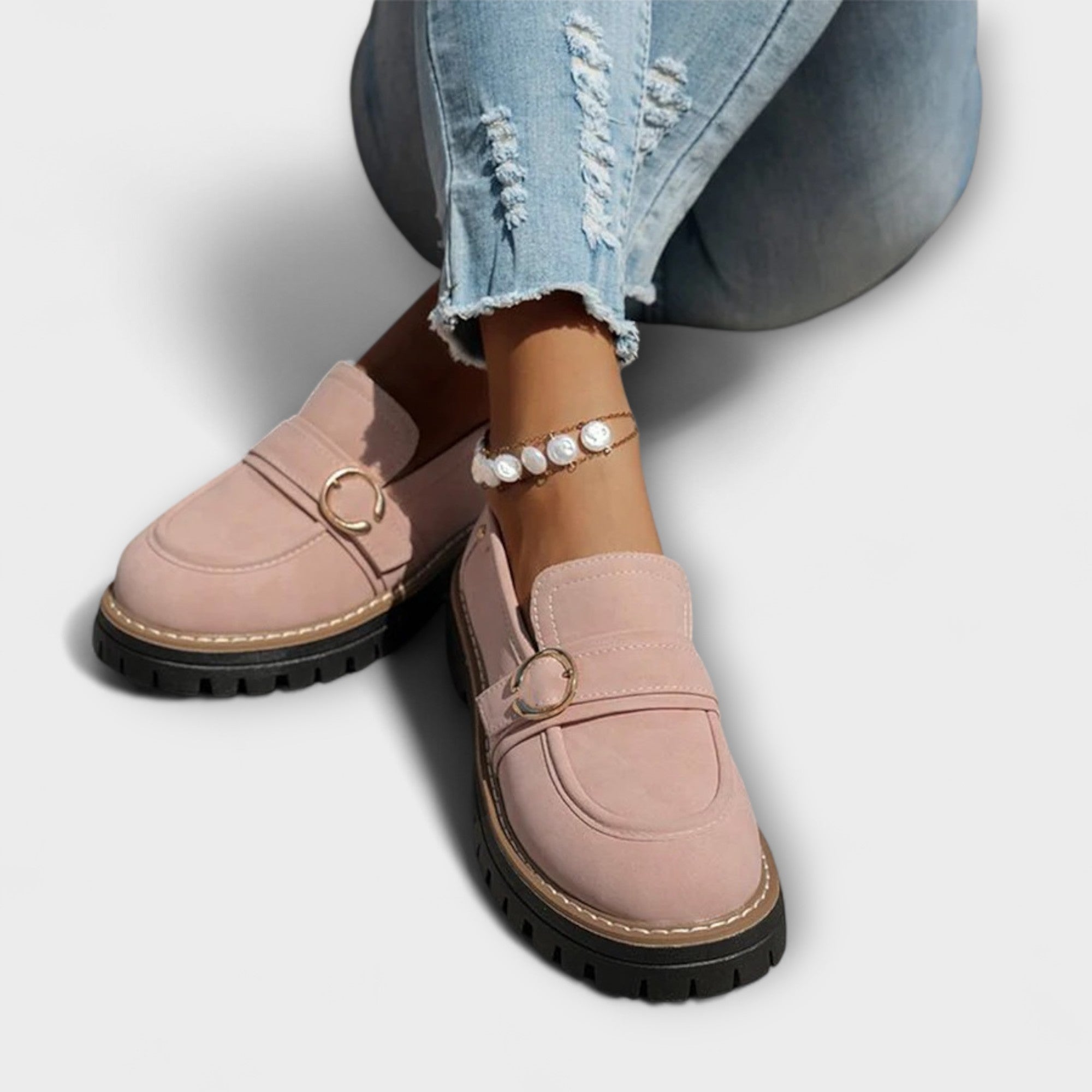 Poeta – Zapatillas Casual con Punta Redonda