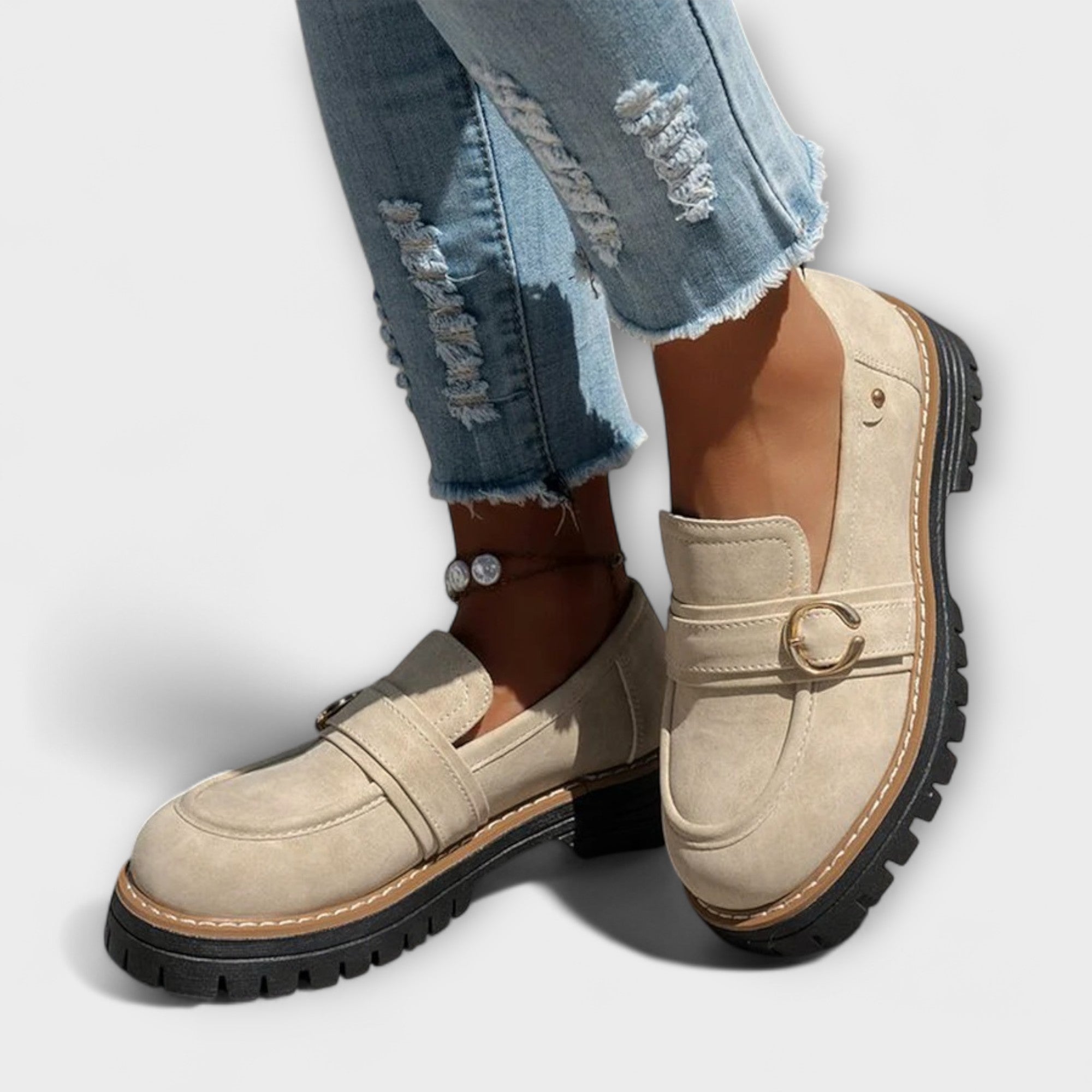 Poeta – Zapatillas Casual con Punta Redonda