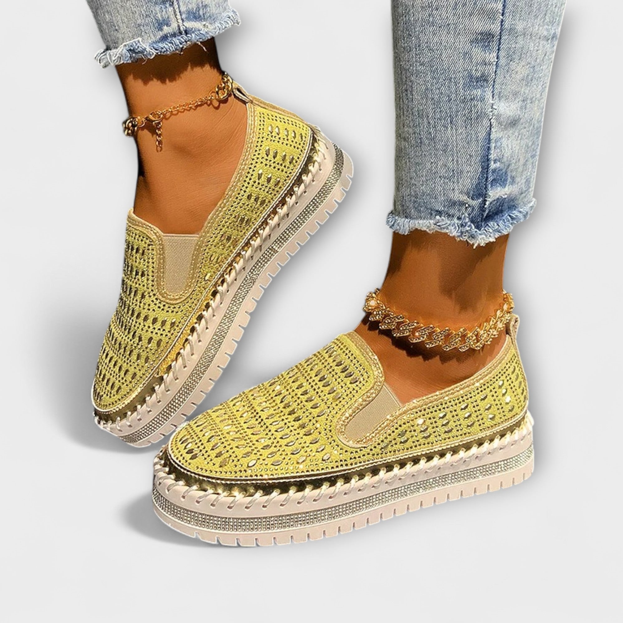 Thalia – Mocasines de Plataforma Casuales con Punta Redonda