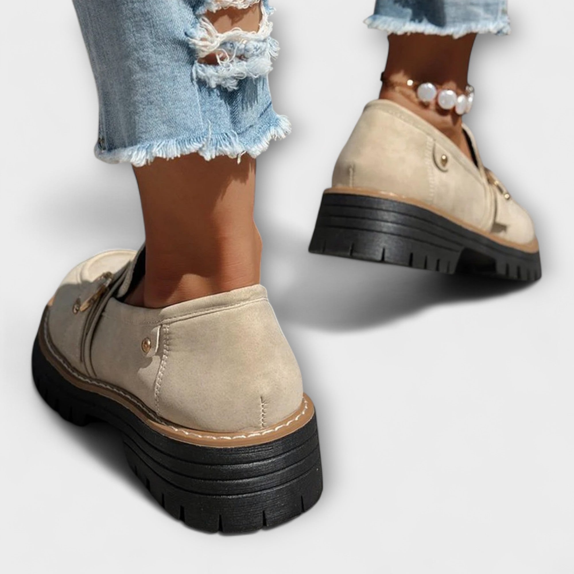 Poeta – Zapatillas Casual con Punta Redonda
