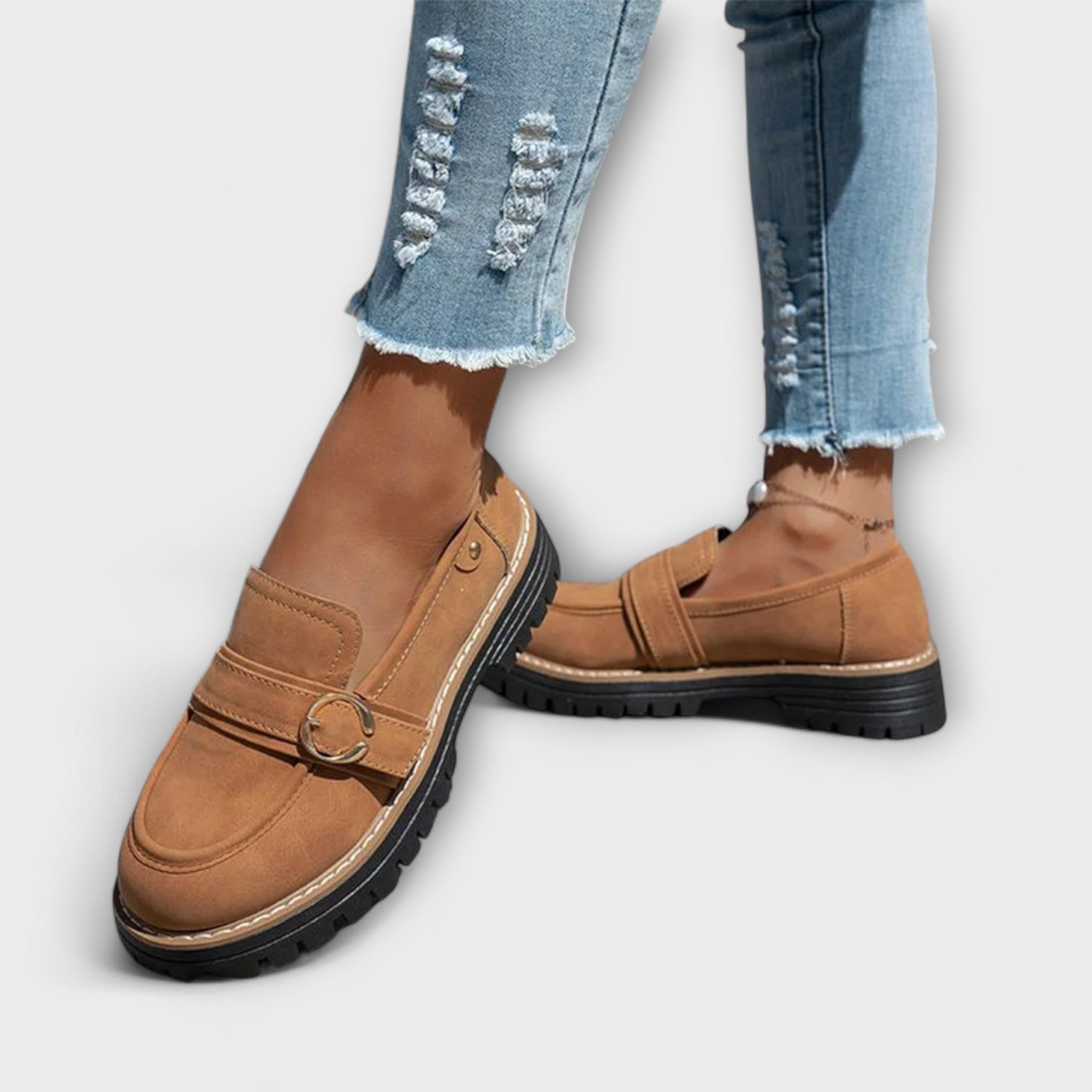 Poeta – Zapatillas Casual con Punta Redonda