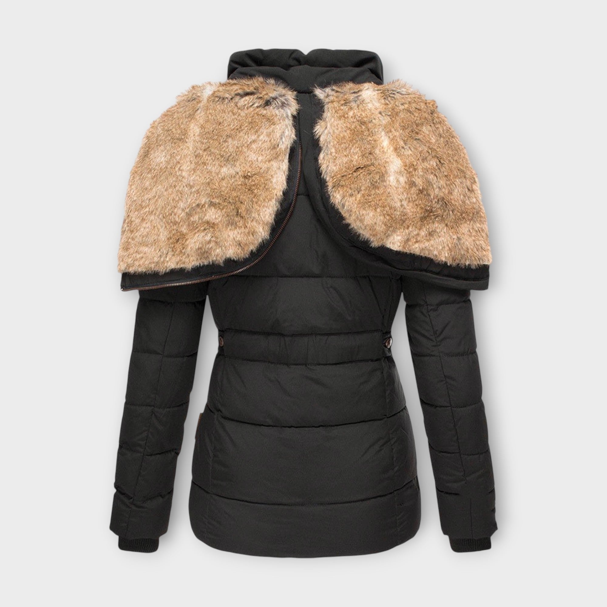 Emine - Chaqueta de Forro de Piel Acogedora