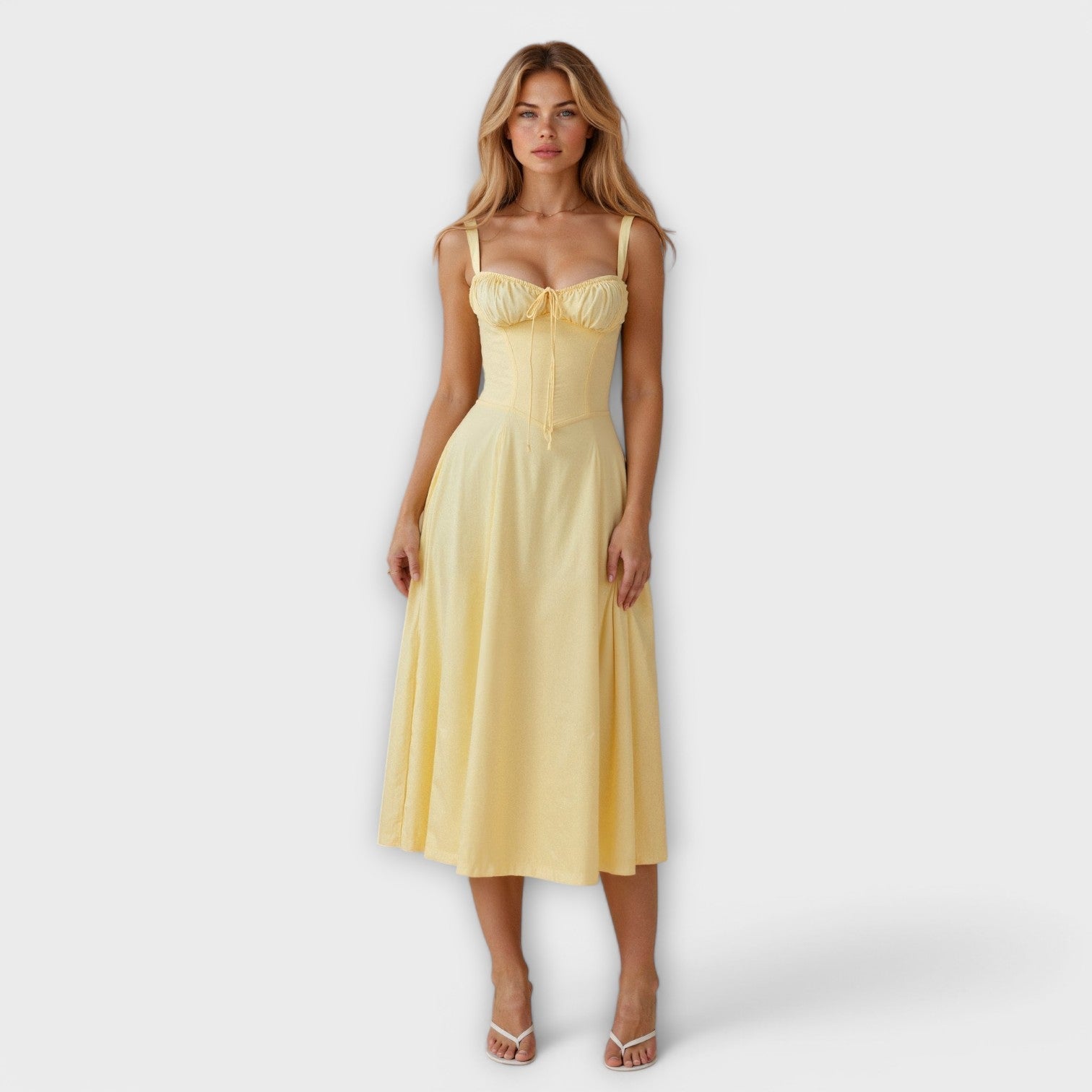 Kiana - Vestido Midi con Corsé