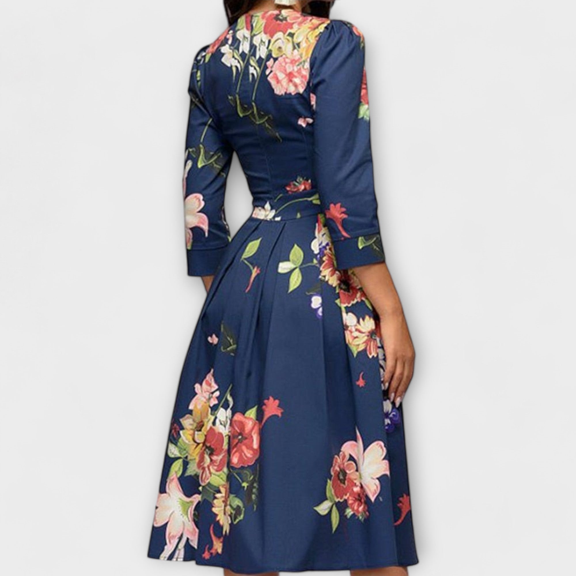 Retrozo - Elegante vestido hasta la rodilla