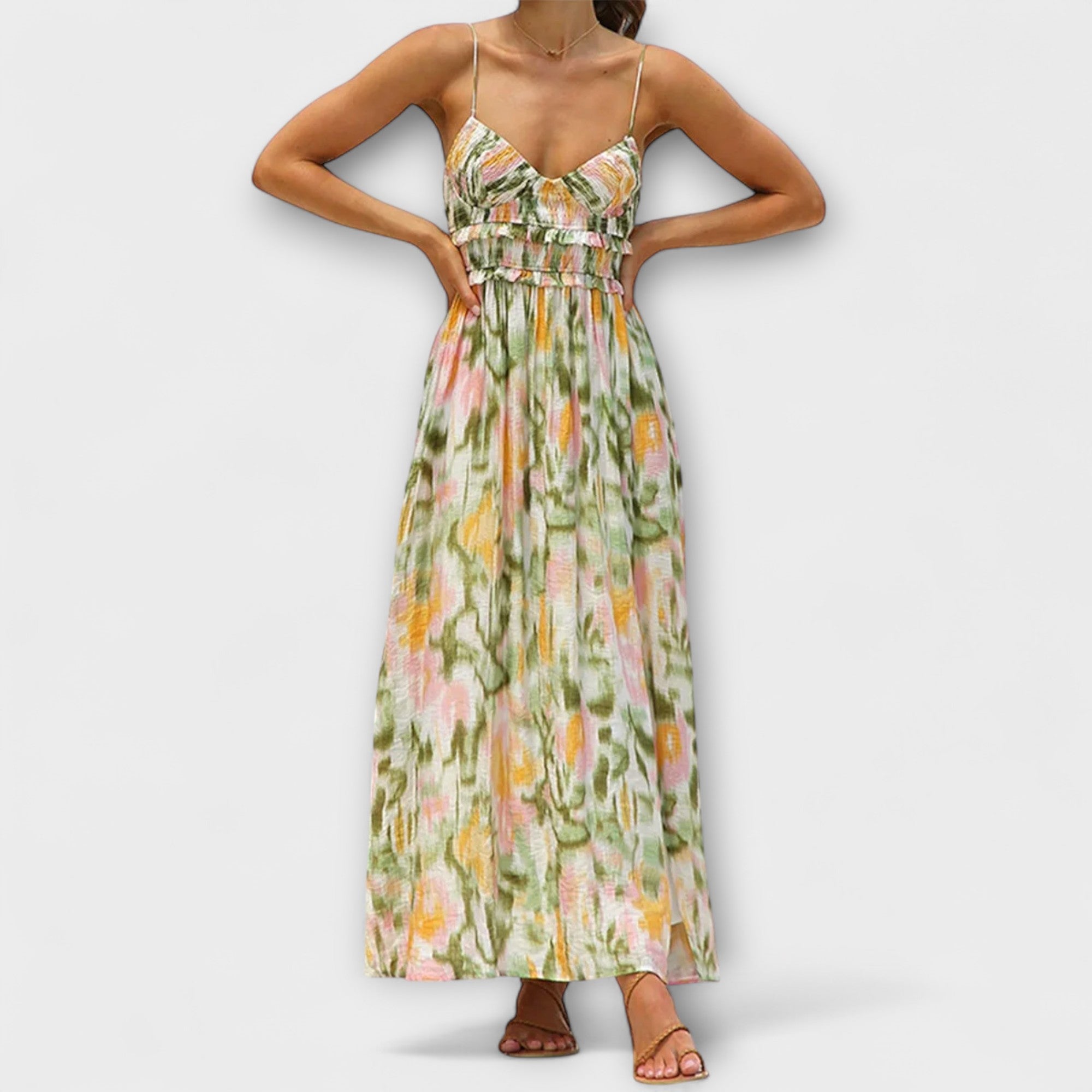 Annalise - Vestido Impreso Walk