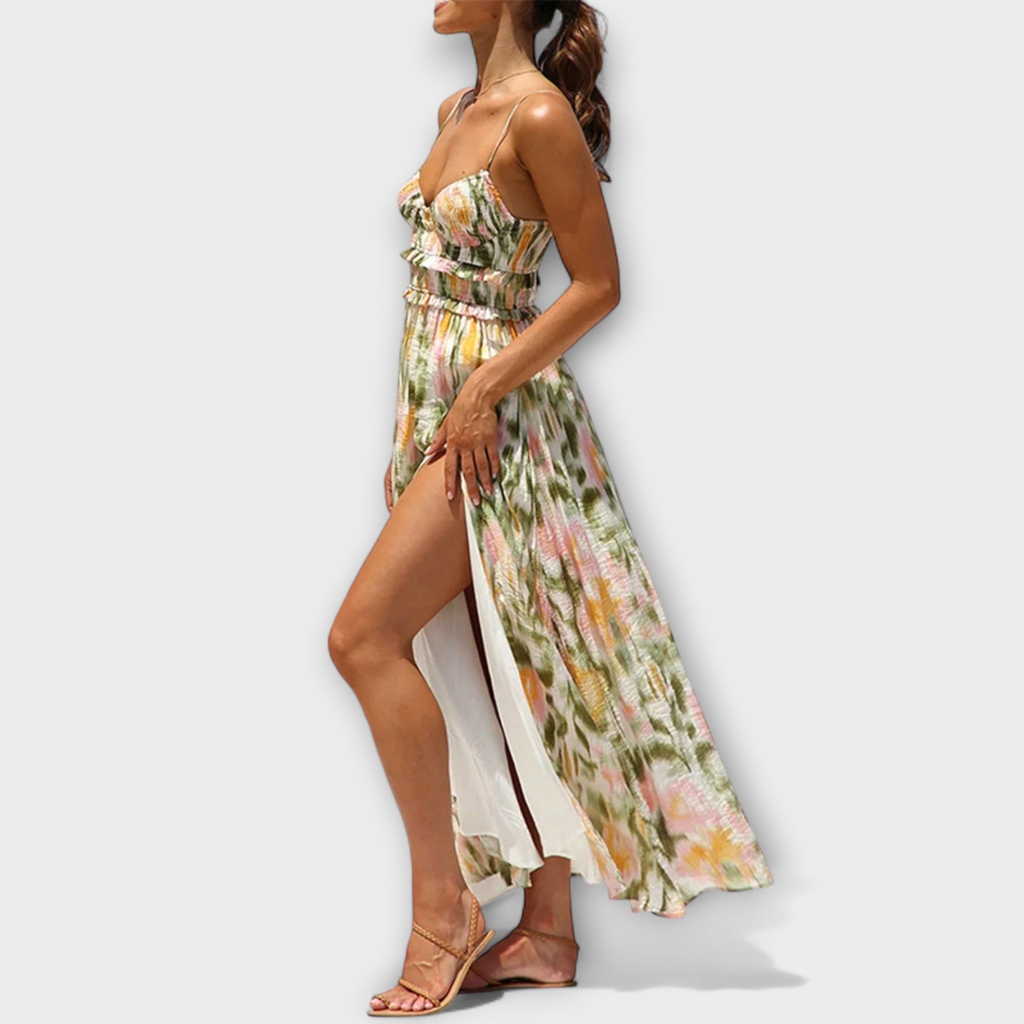 Annalise - Vestido Impreso Walk