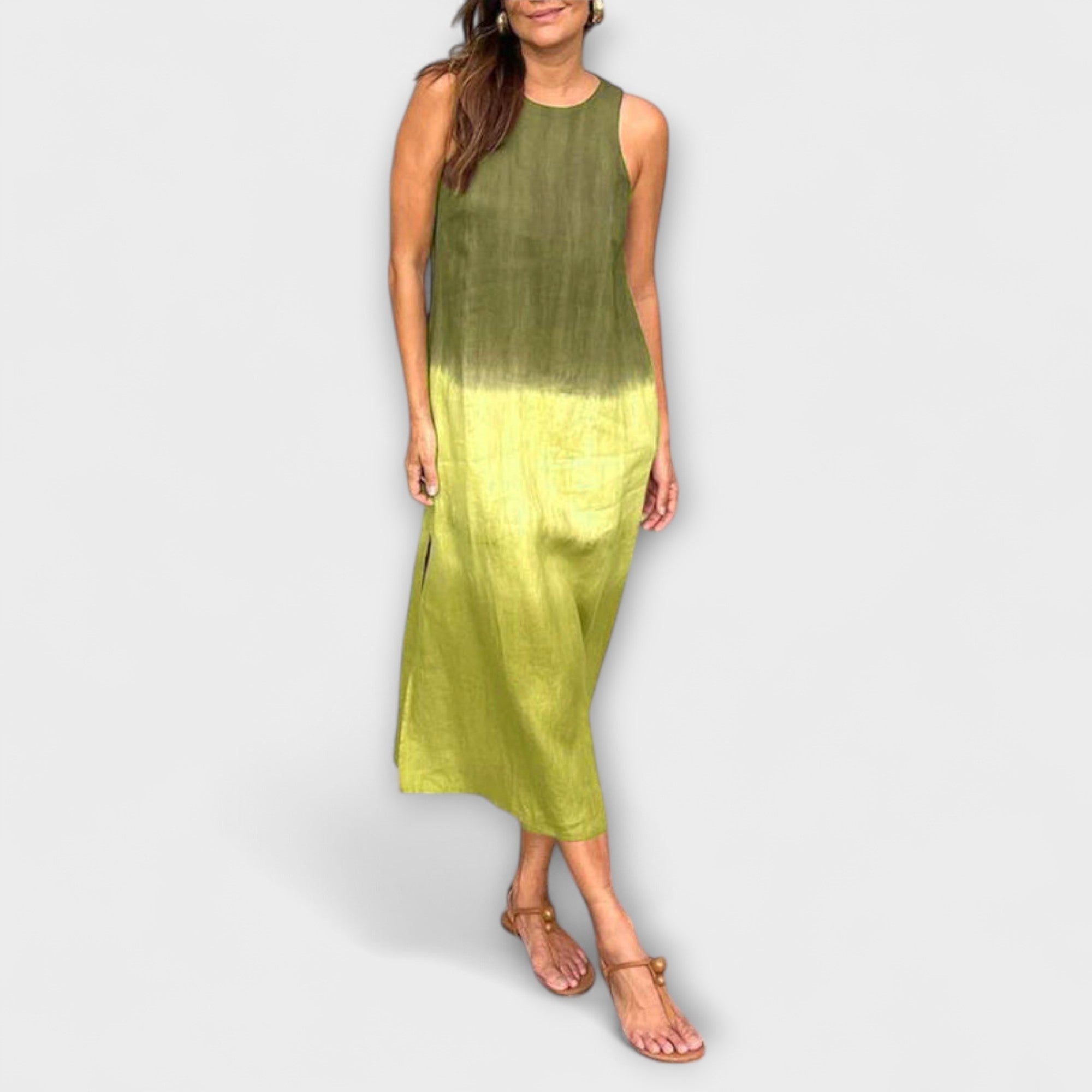 Edda - Vestido Elegante de Impresión