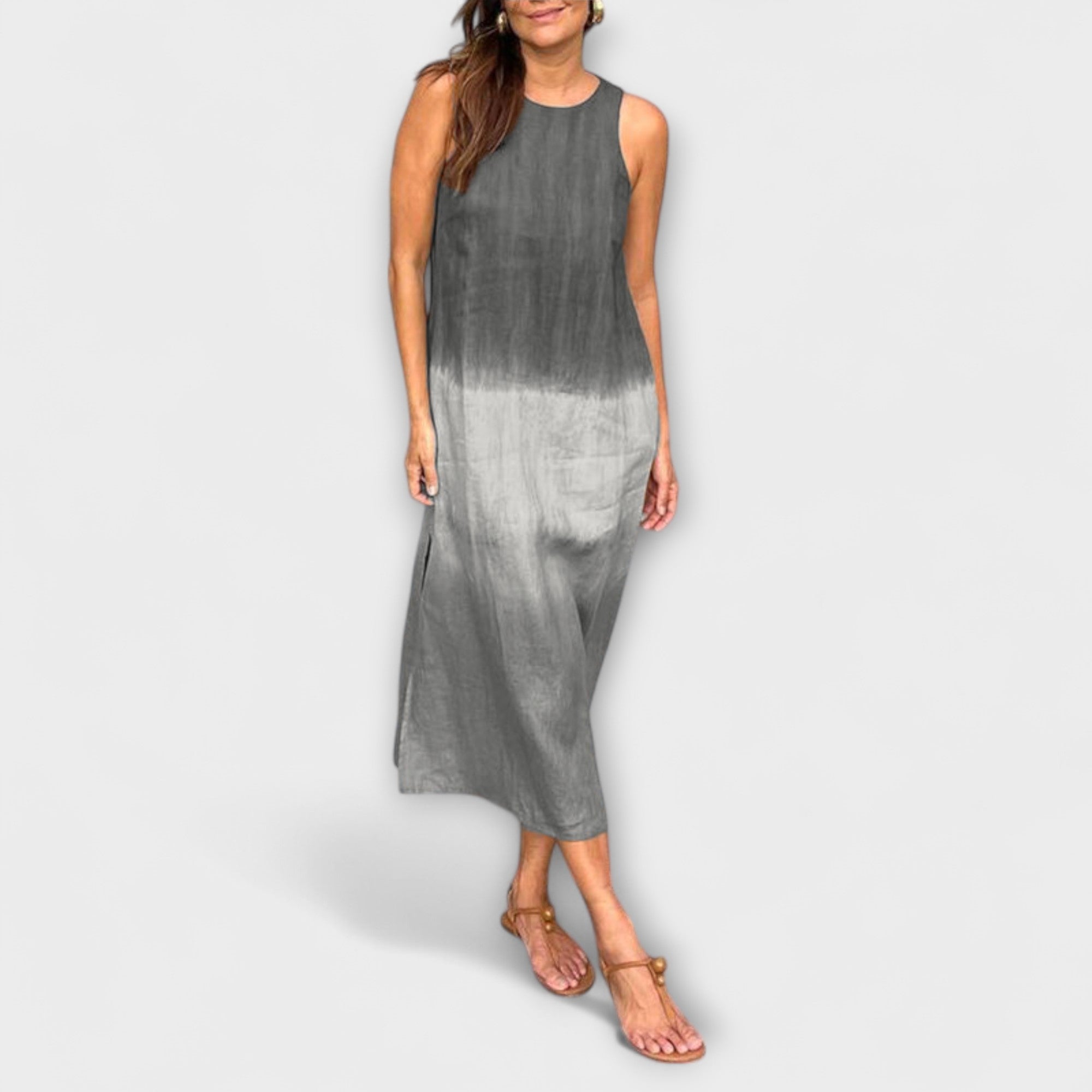 Edda - Vestido Elegante de Impresión