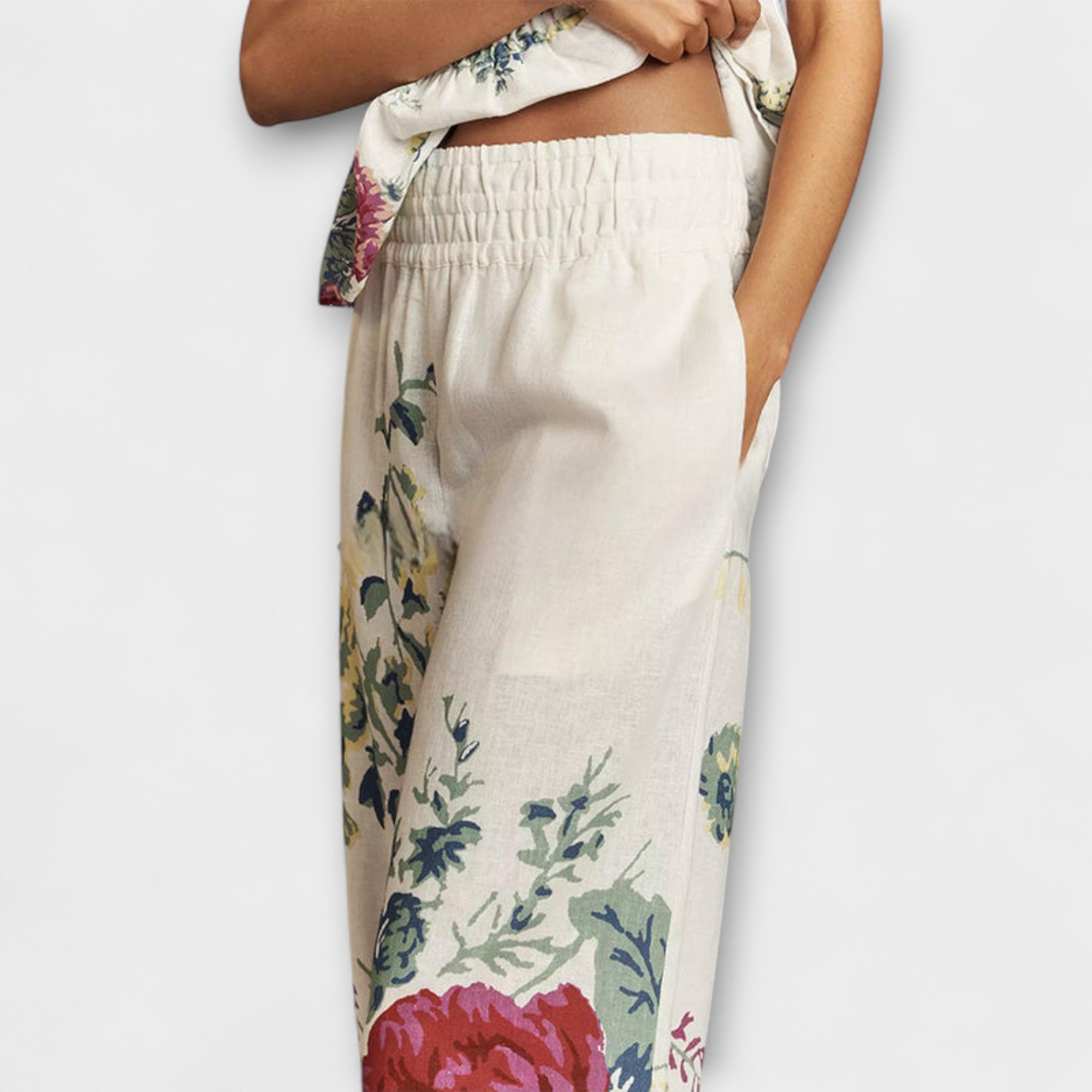 Indigo - Conjunto de Vestido de Flores de Verano