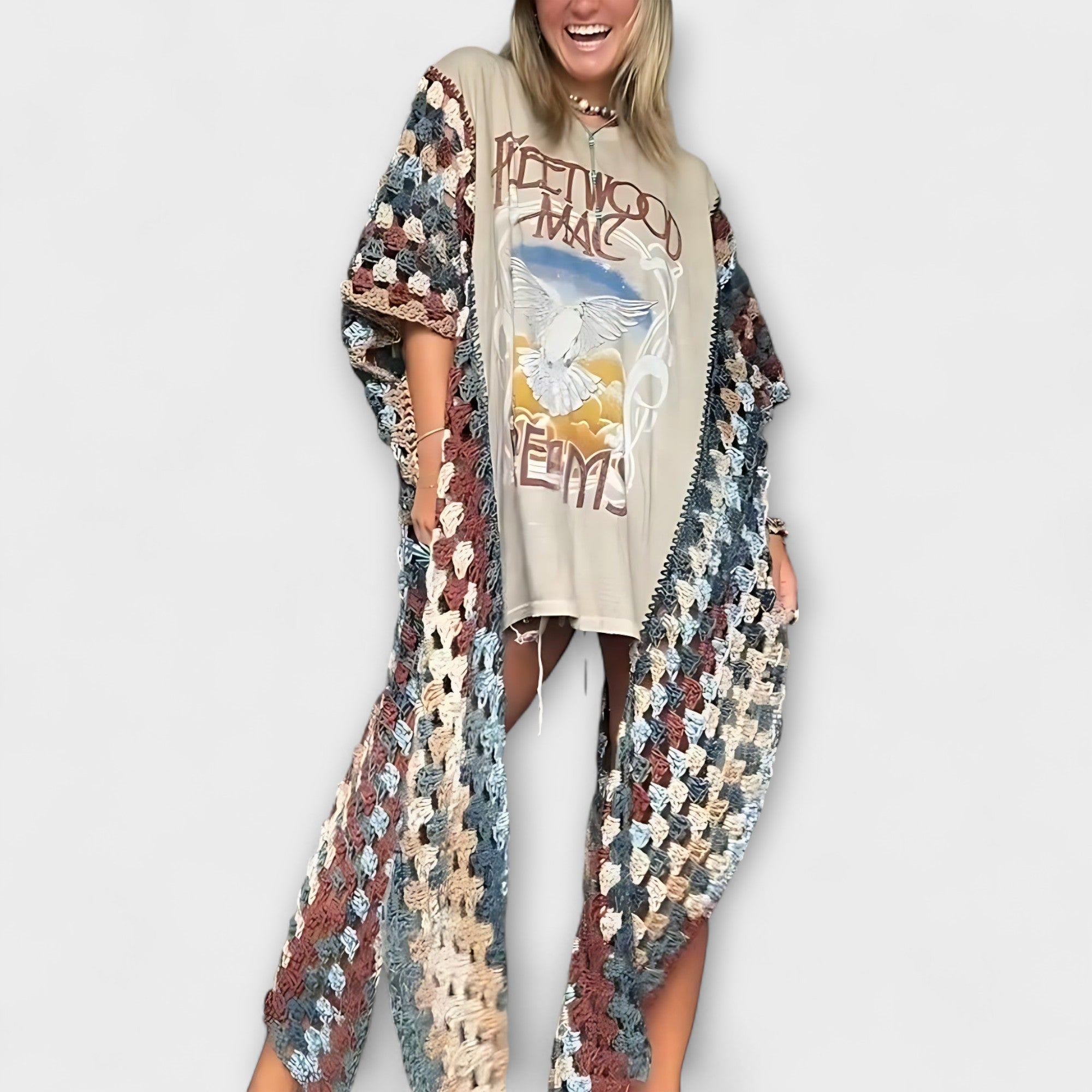 Molly - Camiseta de Ganchillo Cardina