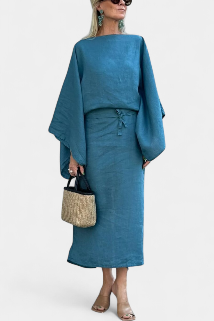 Kamilia - Vestido Kimono con Cinturón
