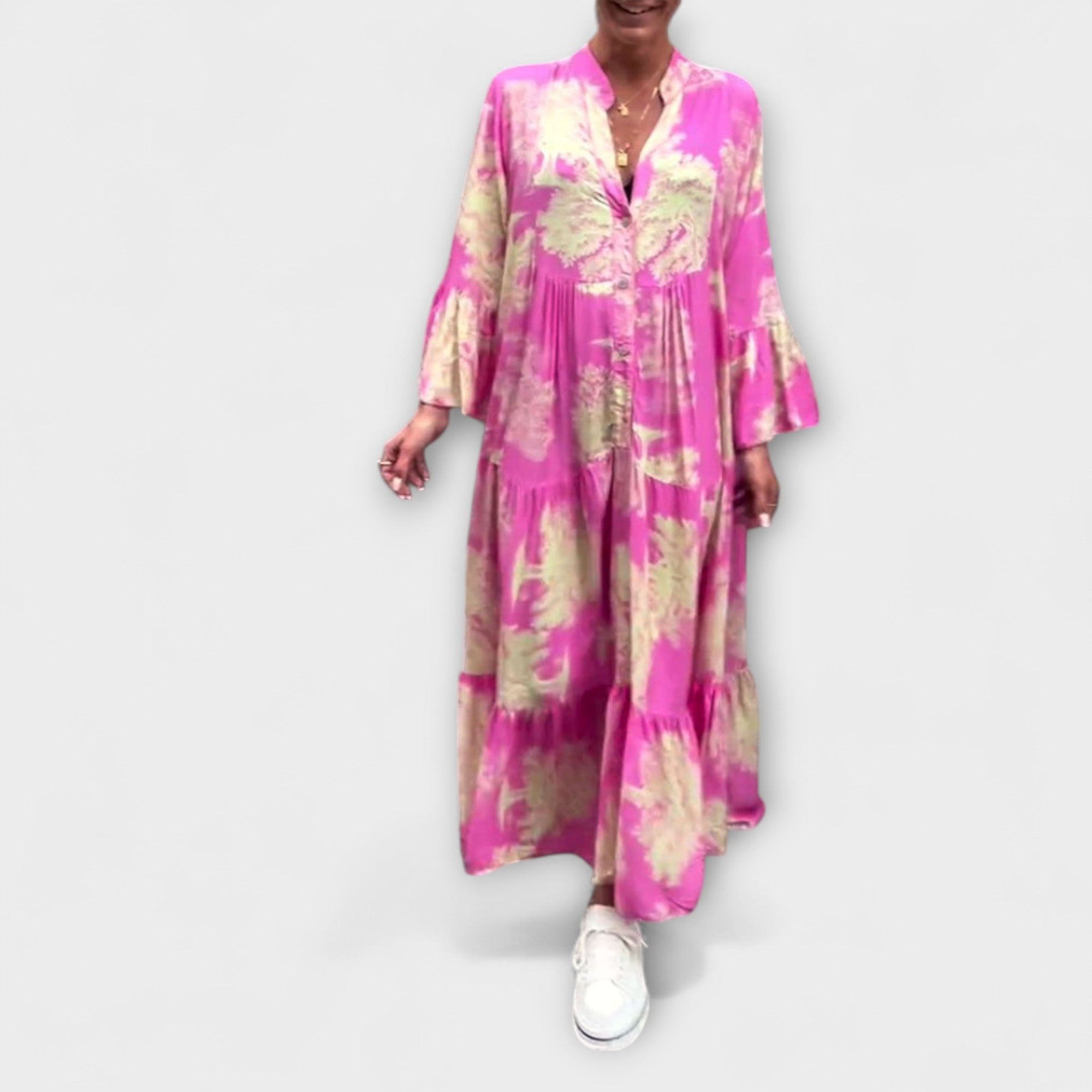 Nerina - Elegante vestido floral maxi
