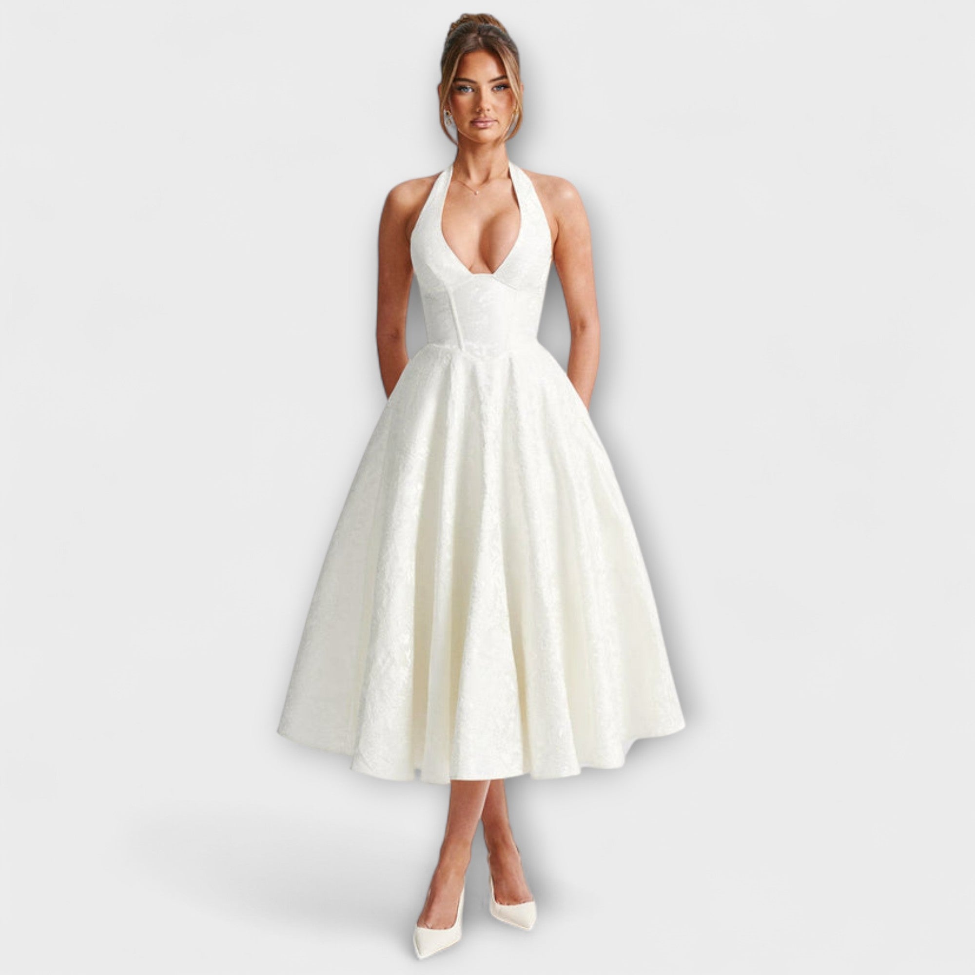 Catalina - Vestido Midi Romántico