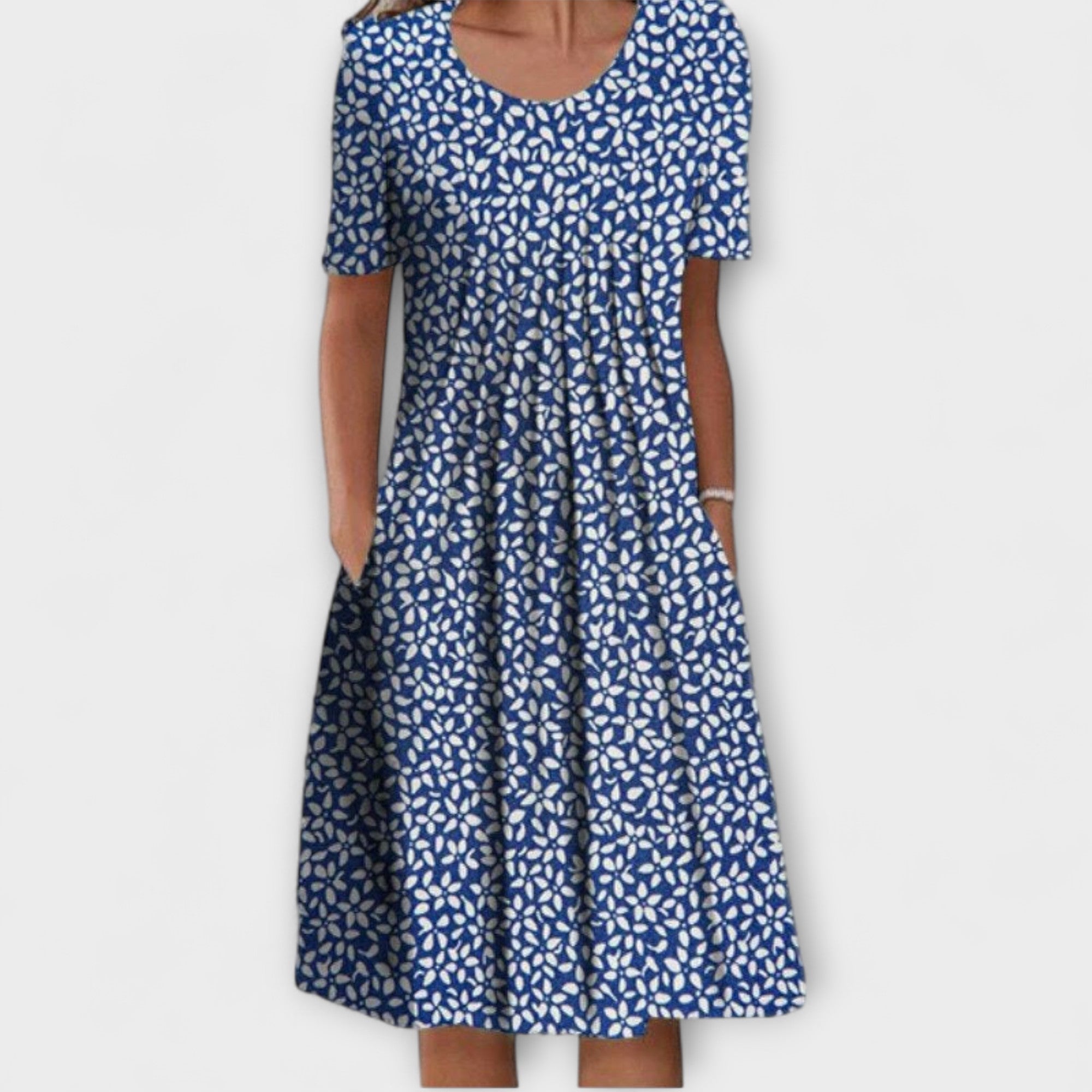 Emelie – Elegante vestido de capas con control de abdomen