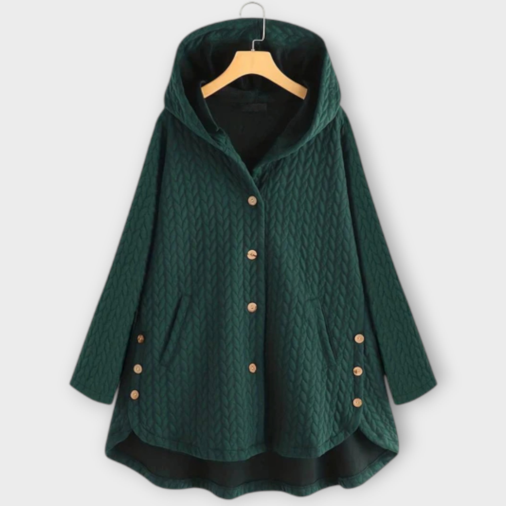 Leslie - Chaqueta de Botones Cálida