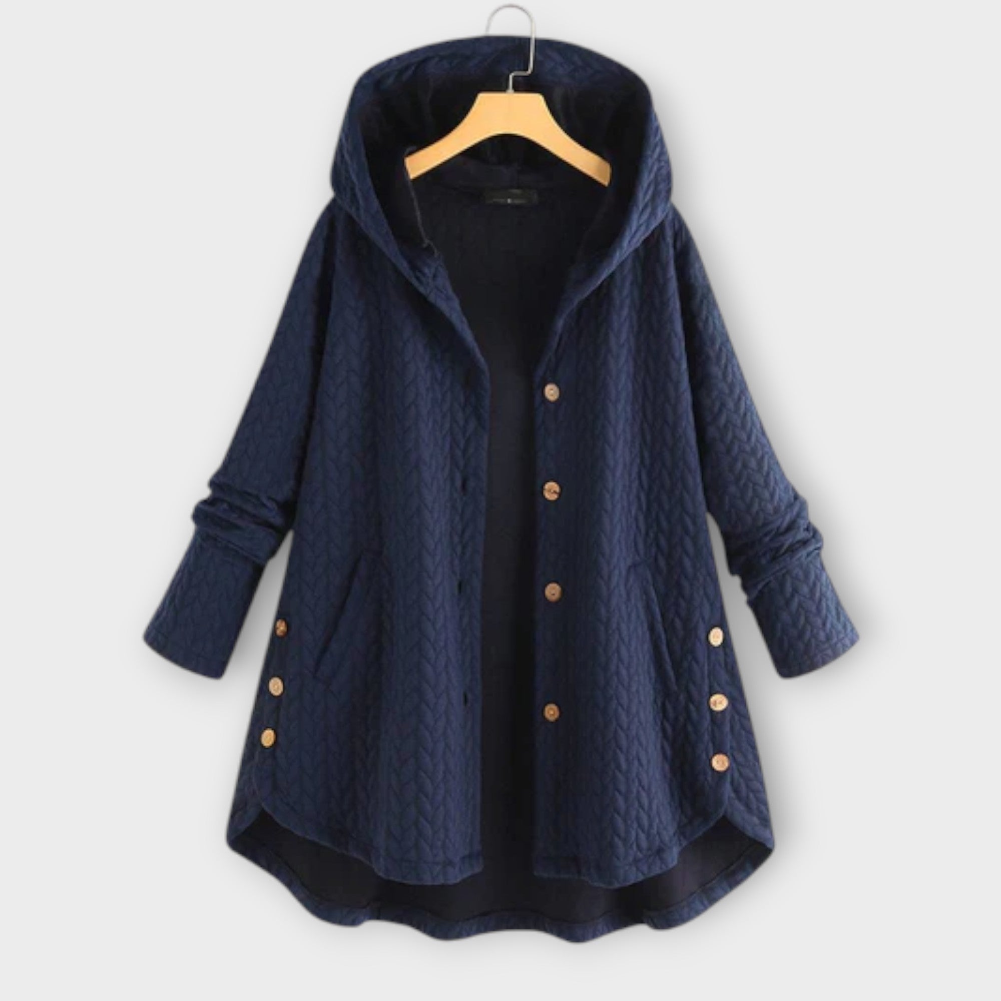 Leslie - Chaqueta de Botones Cálida