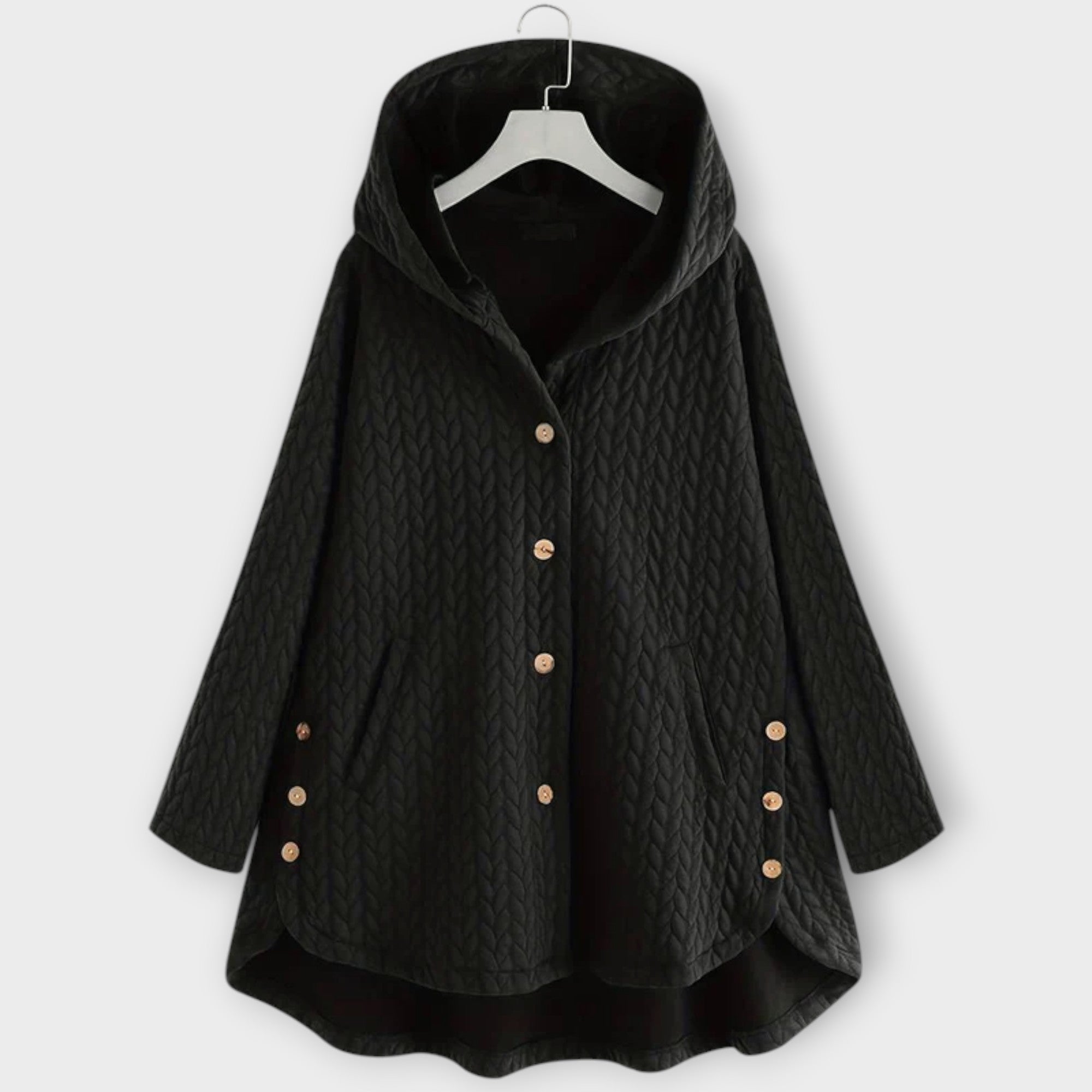 Leslie - Chaqueta de Botones Cálida