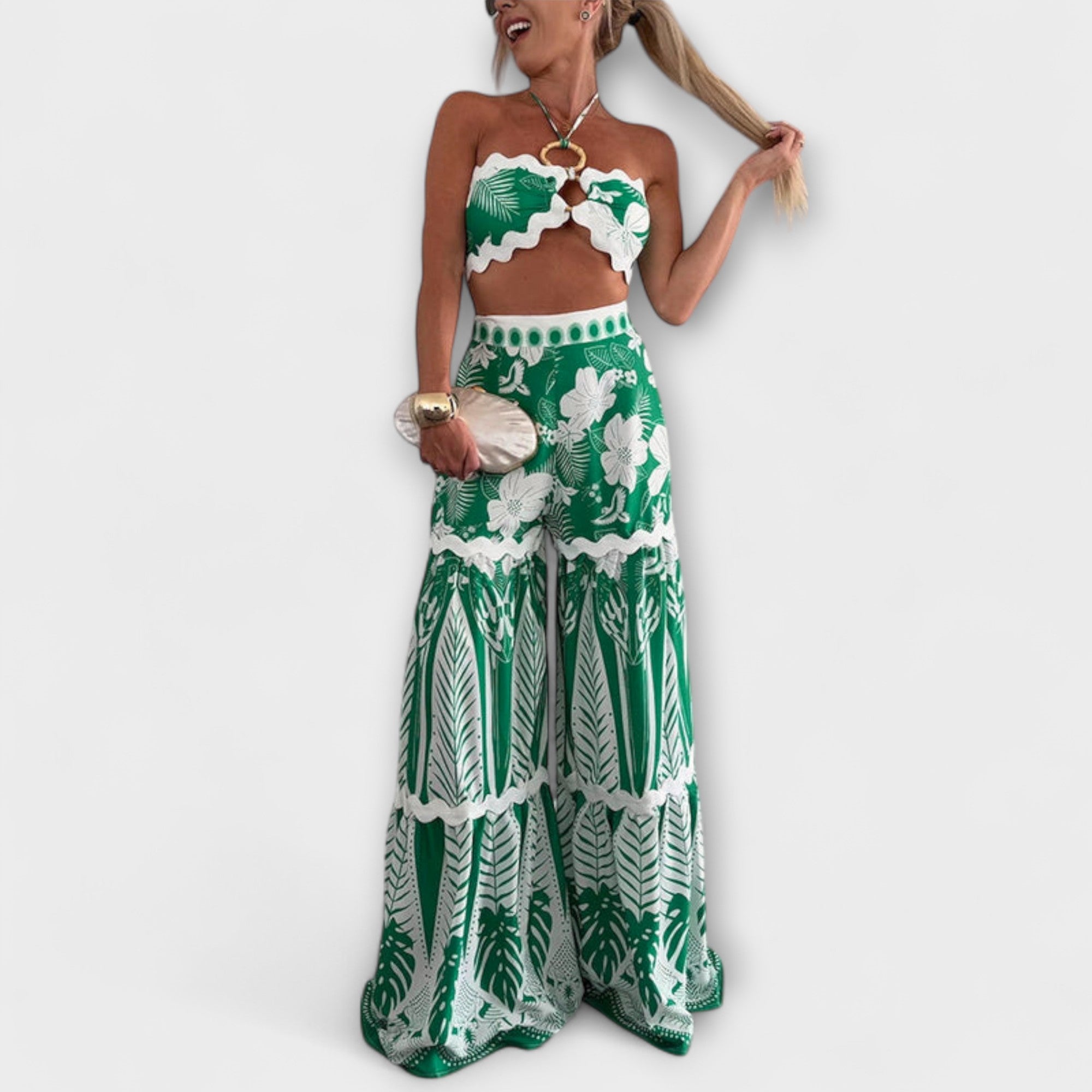 Zella - Conjunto de Anillos con Detalle de Ric Rac Cassie