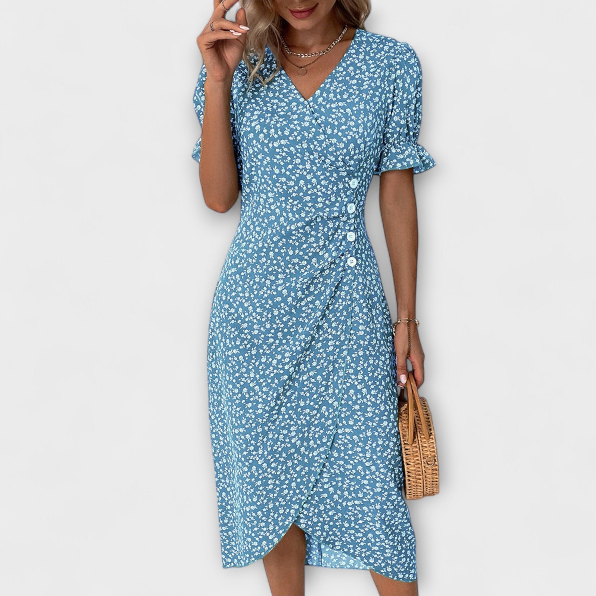 Leda - Elegante y Cómodo Vestido de Verano