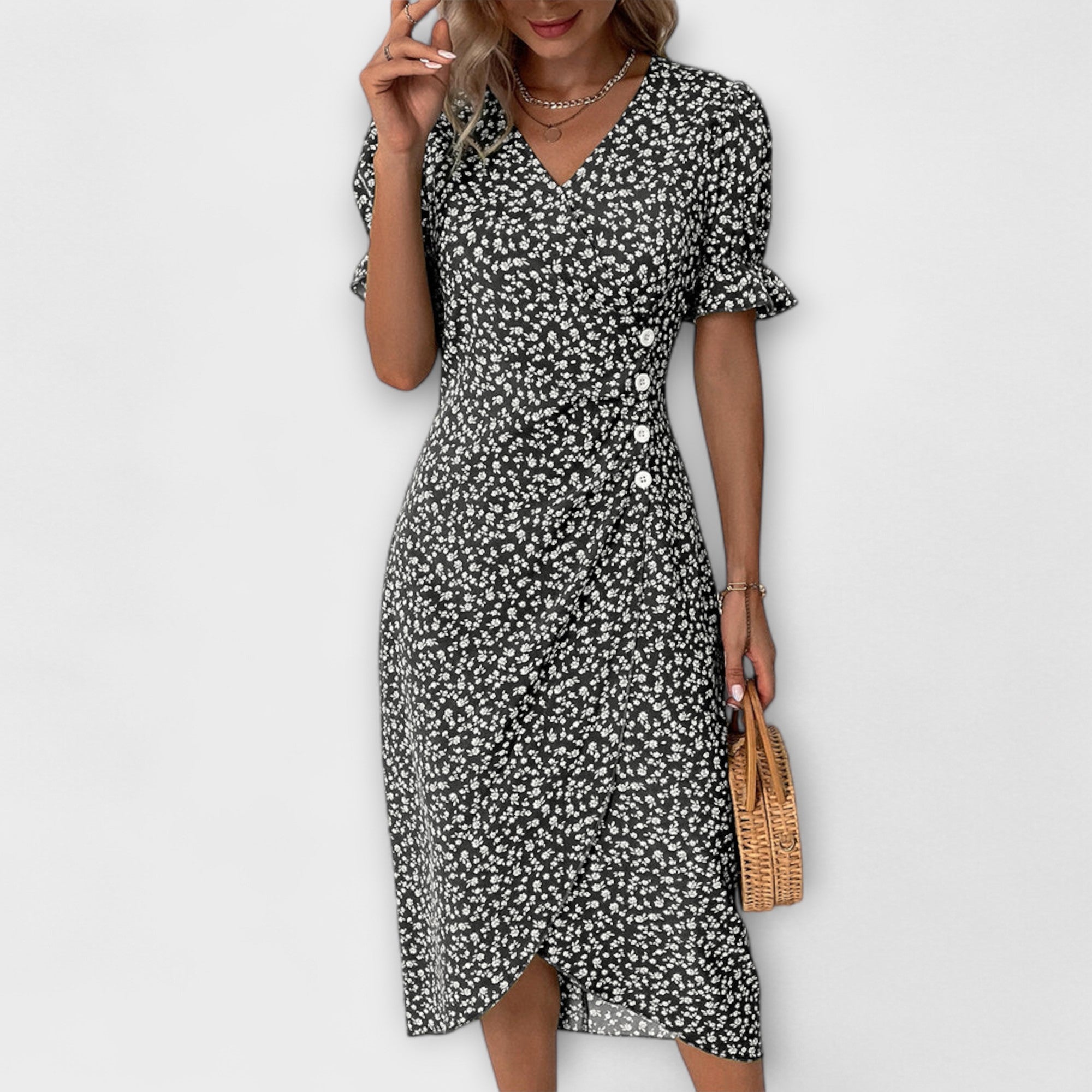 Leda - Elegante y Cómodo Vestido de Verano