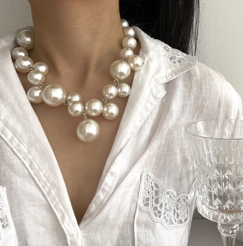 Encantadora cadena de perlas