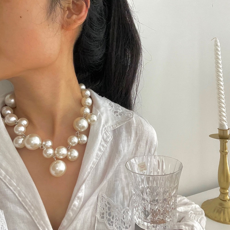 Encantadora cadena de perlas