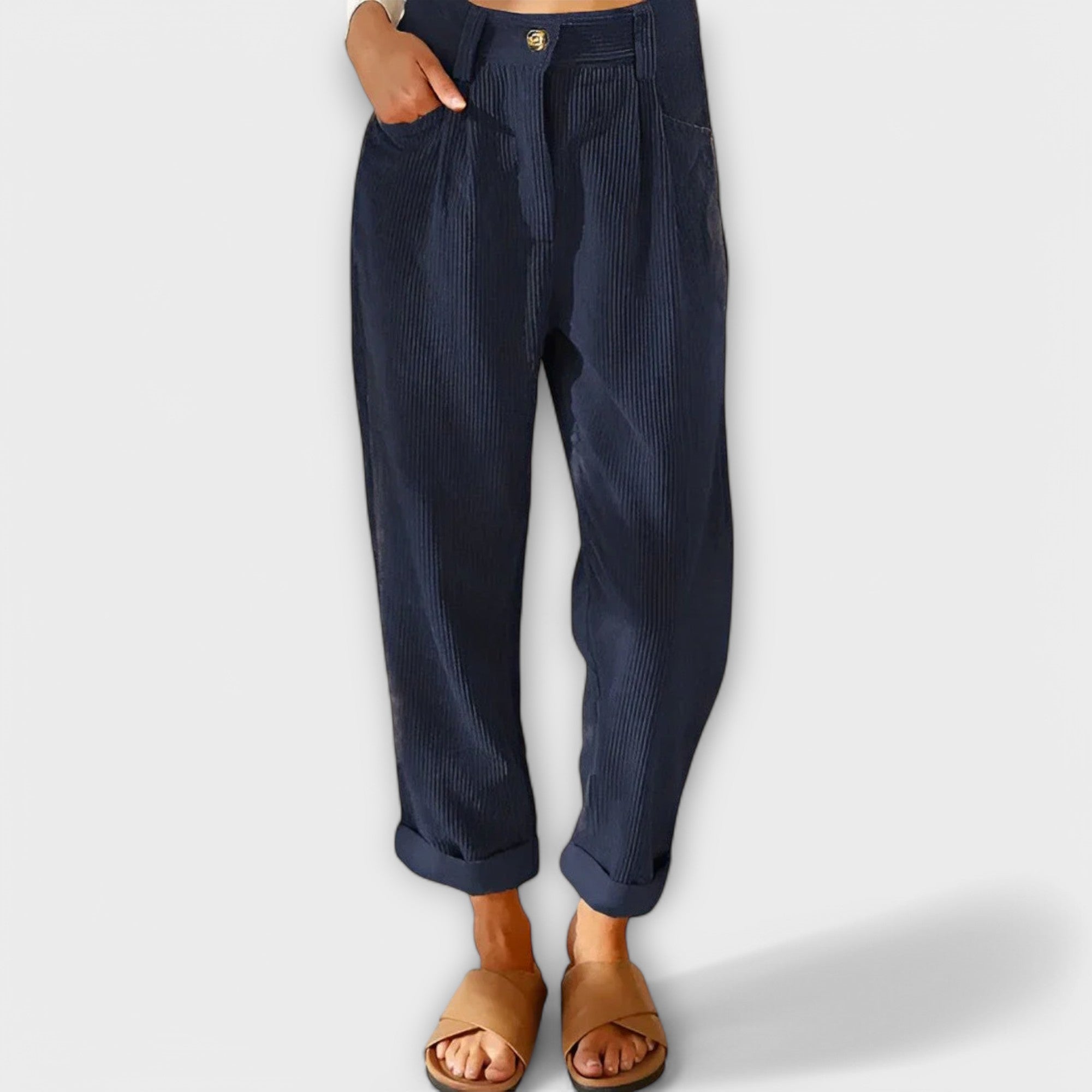 Jana - Pantalones de corduroy modernos