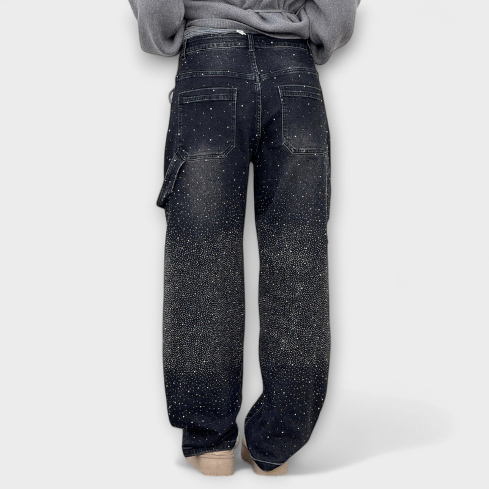 Fable - Jeans de Denim Brillantes en Estilo Balloon Carpenter