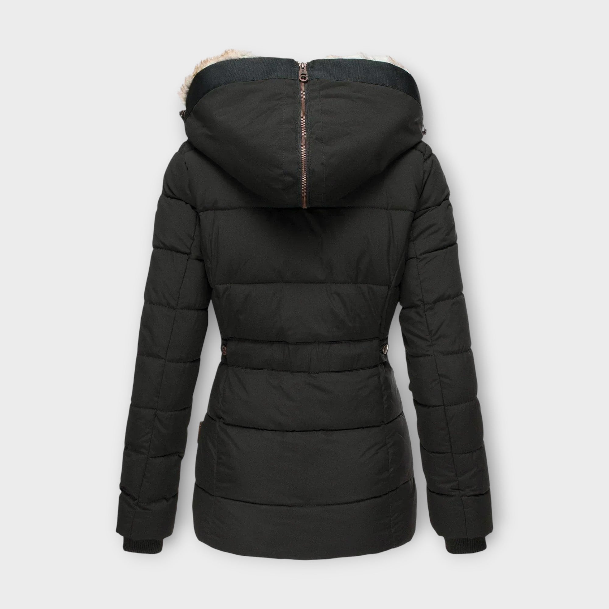 Emine - Chaqueta de Forro de Piel Acogedora