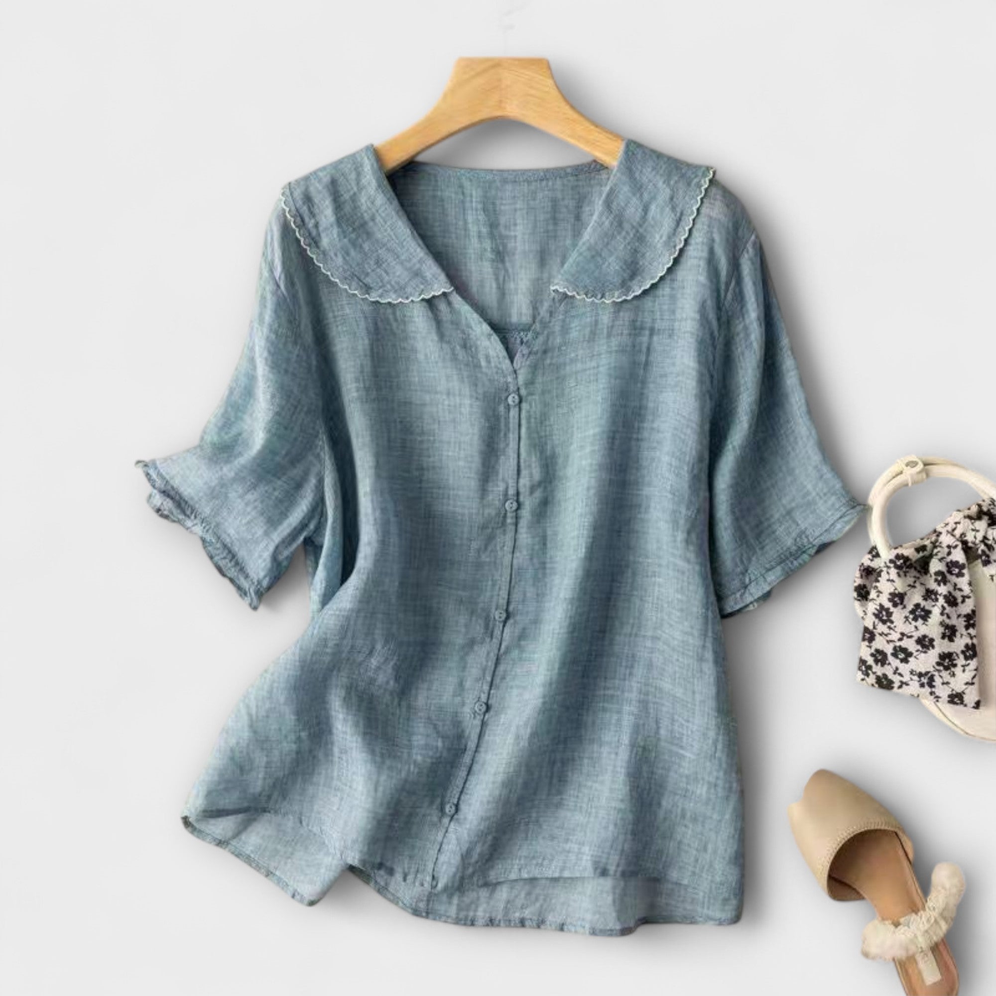 Brenda - Camisa de lino