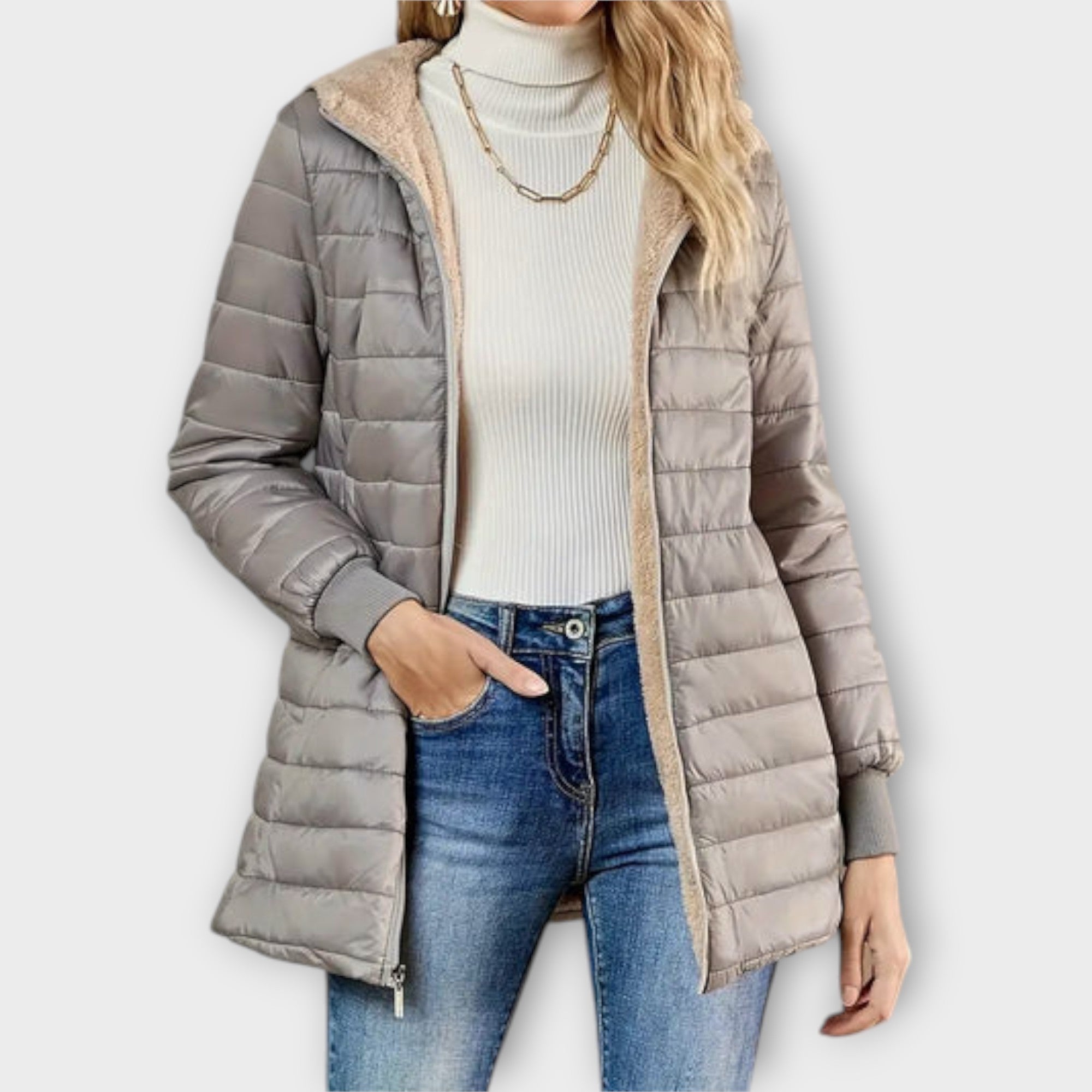 Carolin - Chaqueta de Invierno Casual para Mujeres