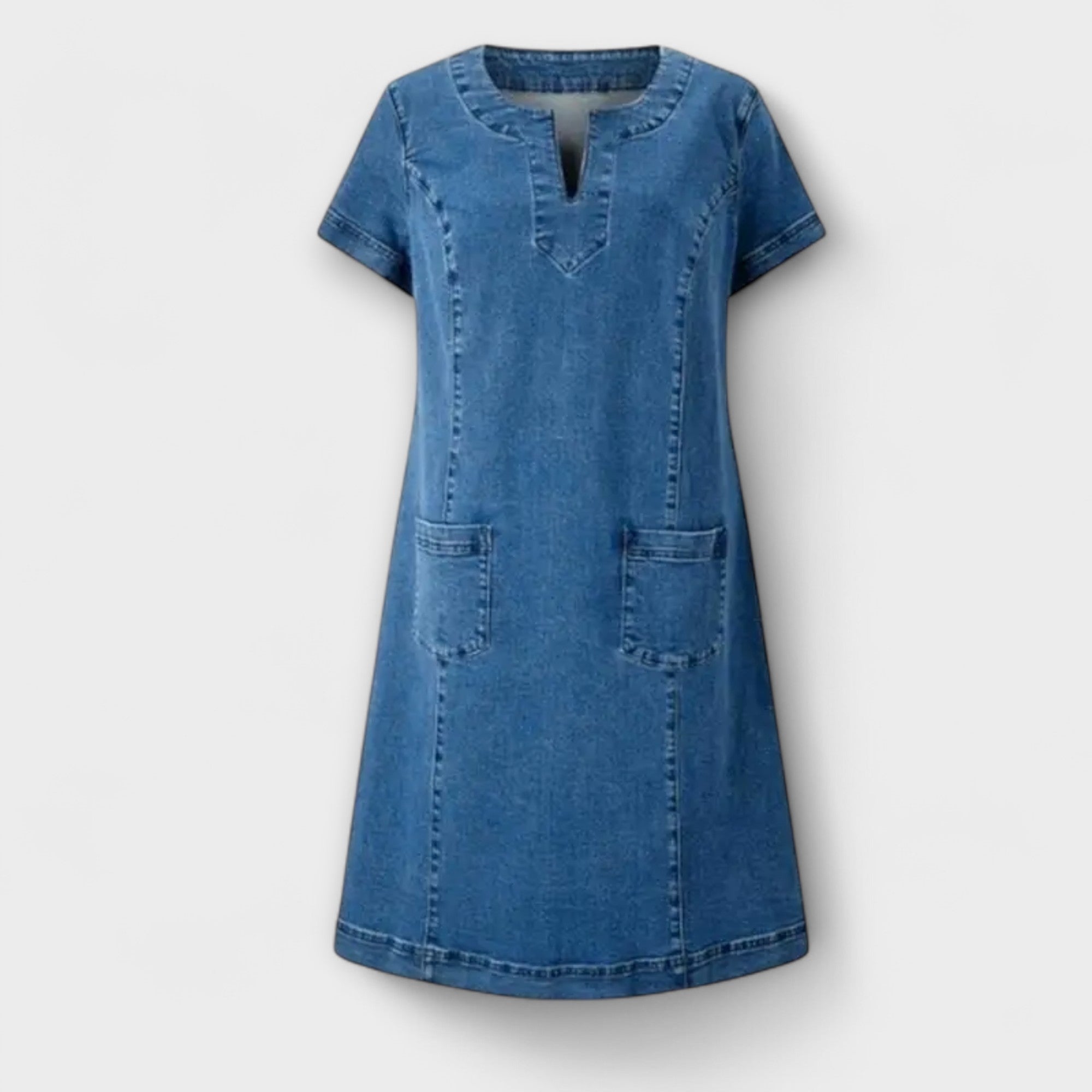Mathea - Vestido de Denim Suave