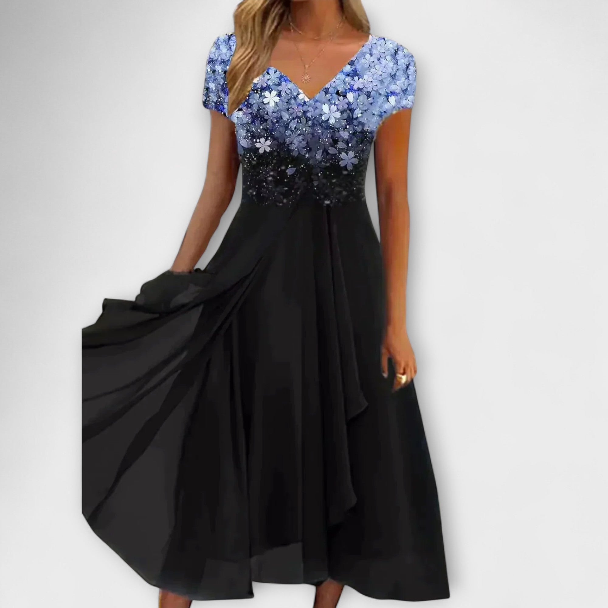 Lara - Vestido de fiesta de chiffon para damas