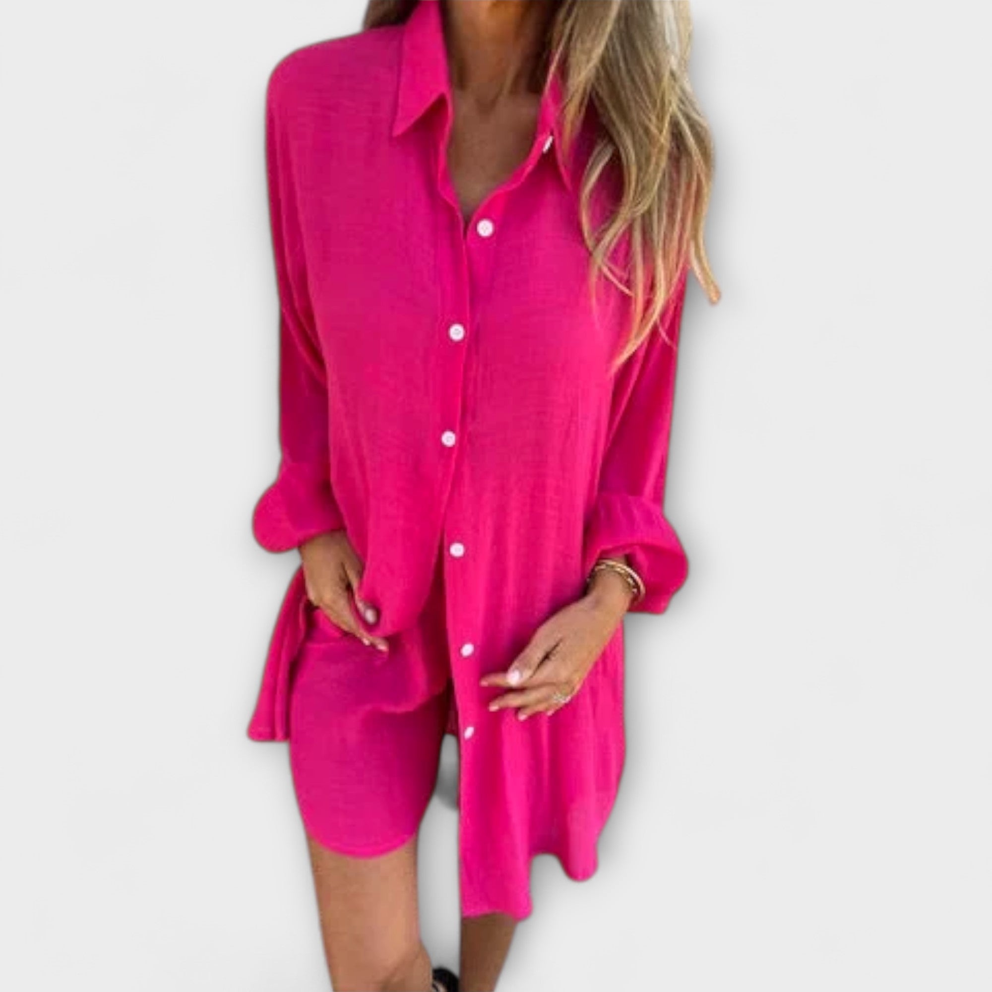 Miravo - Conjunto de blusa y pantalones cortos