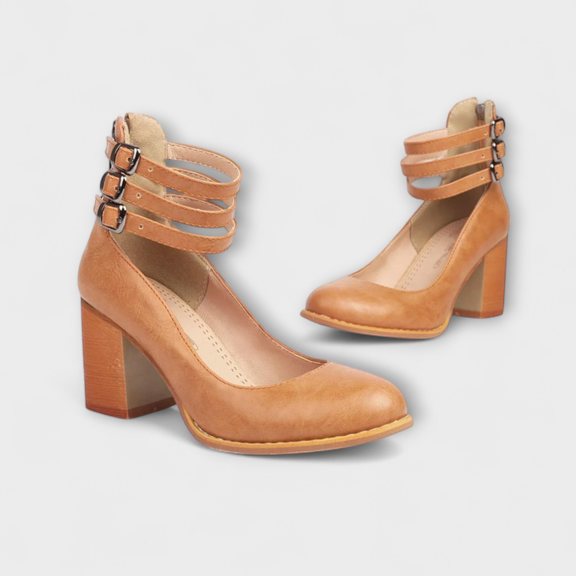 Alira – Zapatos de tacón con diseño de tiras en el tobillo