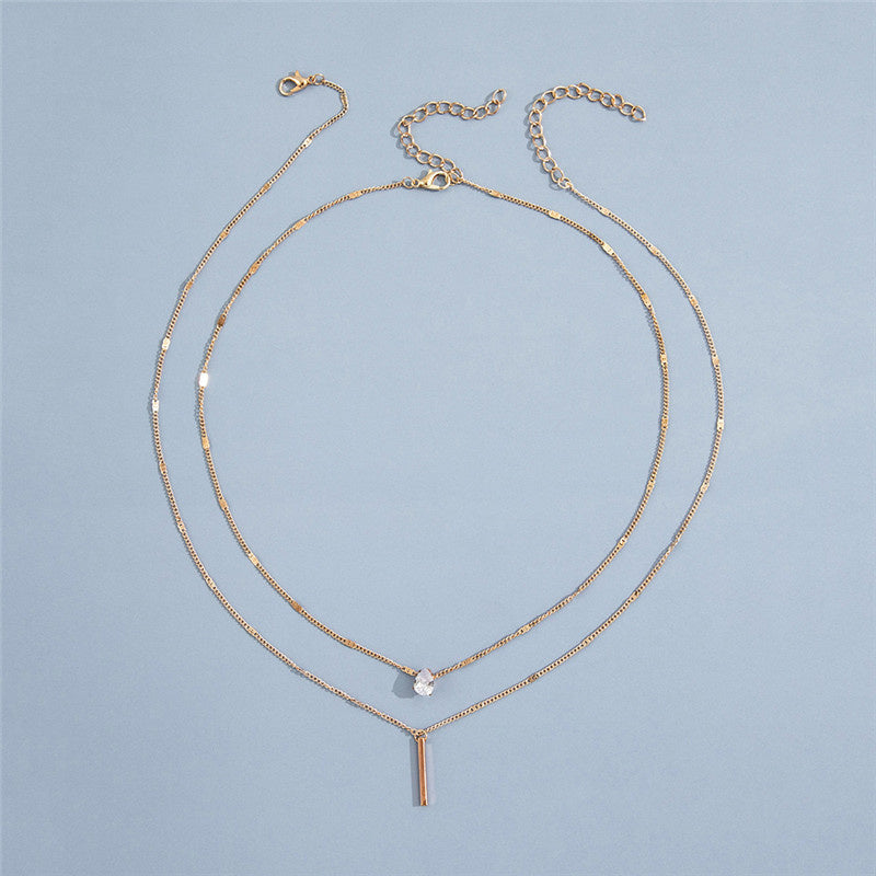 Conjunto de collar vintage con colgante