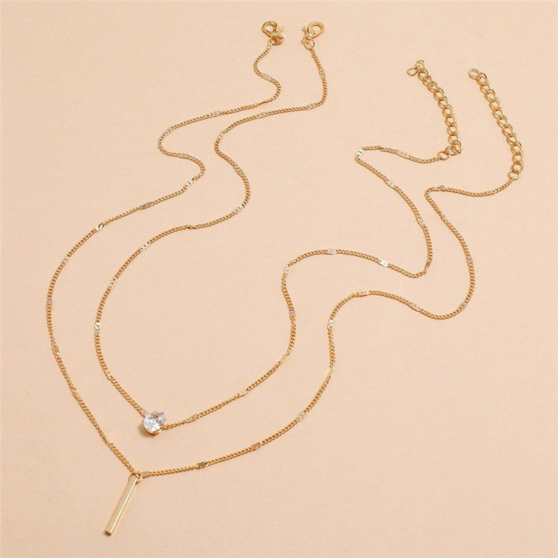 Conjunto de collar vintage con colgante