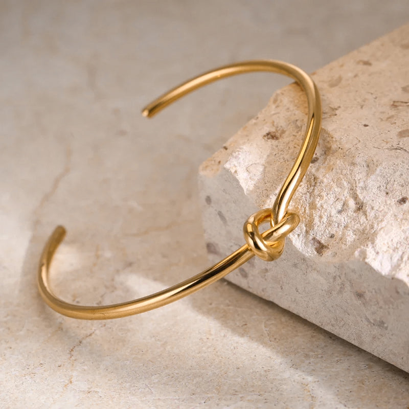 Pulsera ajustable de nudo vintage