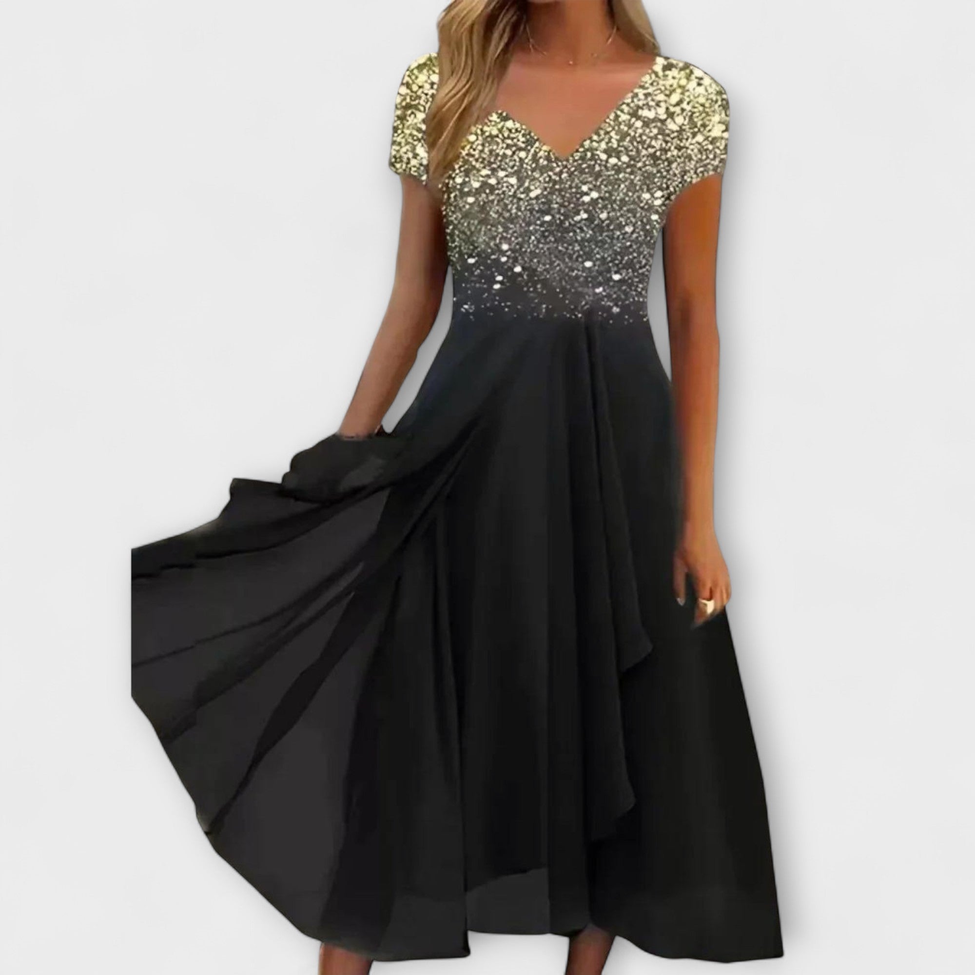 Lara - Vestido de fiesta de chiffon para damas