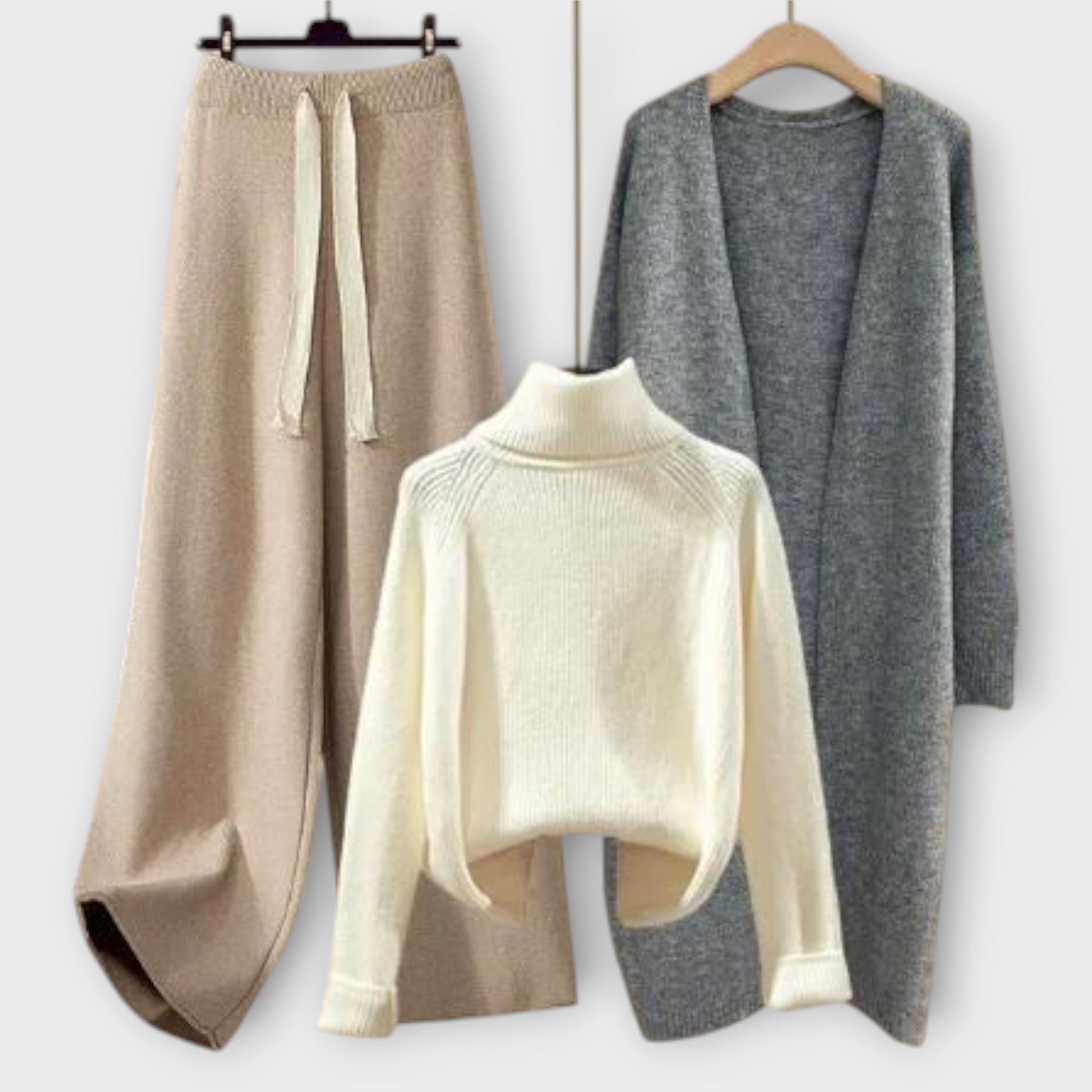 Flair. - Estilo Casual - Conjunto de Tres Piezas