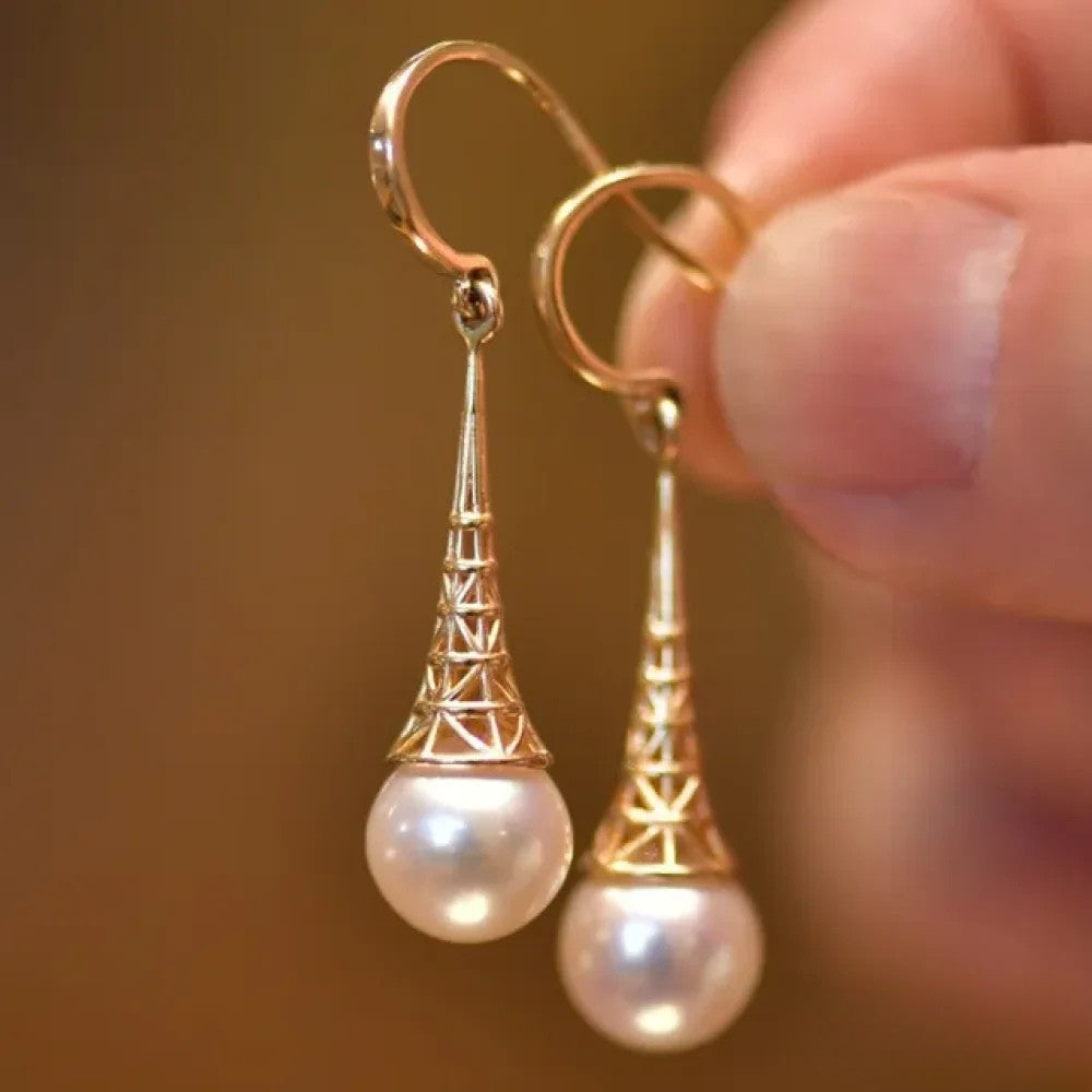 Pendientes de Perlas Vintage