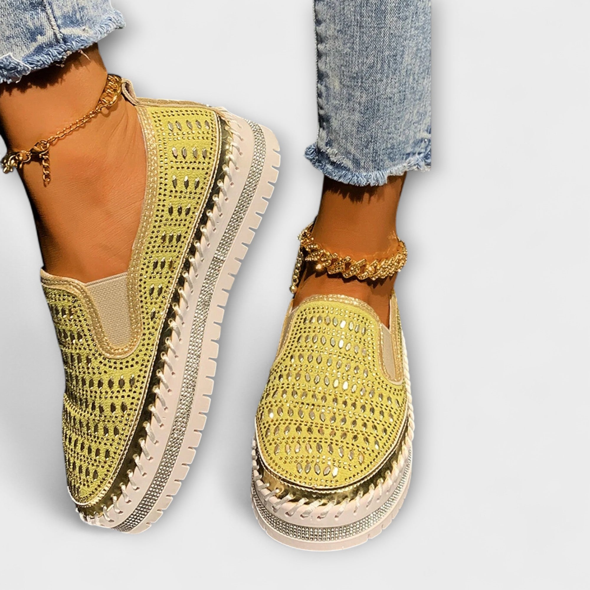 Thalia – Mocasines de Plataforma Casuales con Punta Redonda