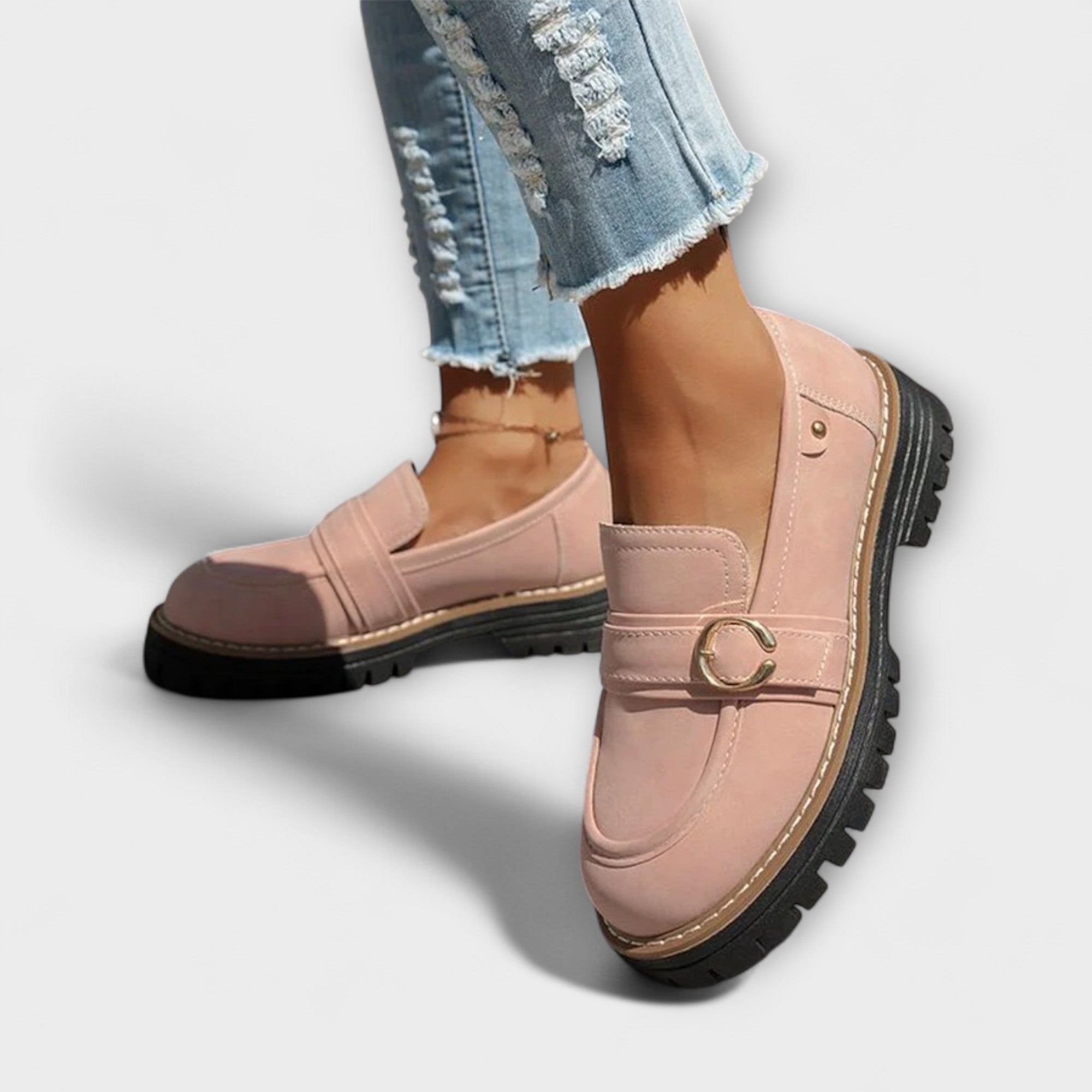 Poeta – Zapatillas Casual con Punta Redonda