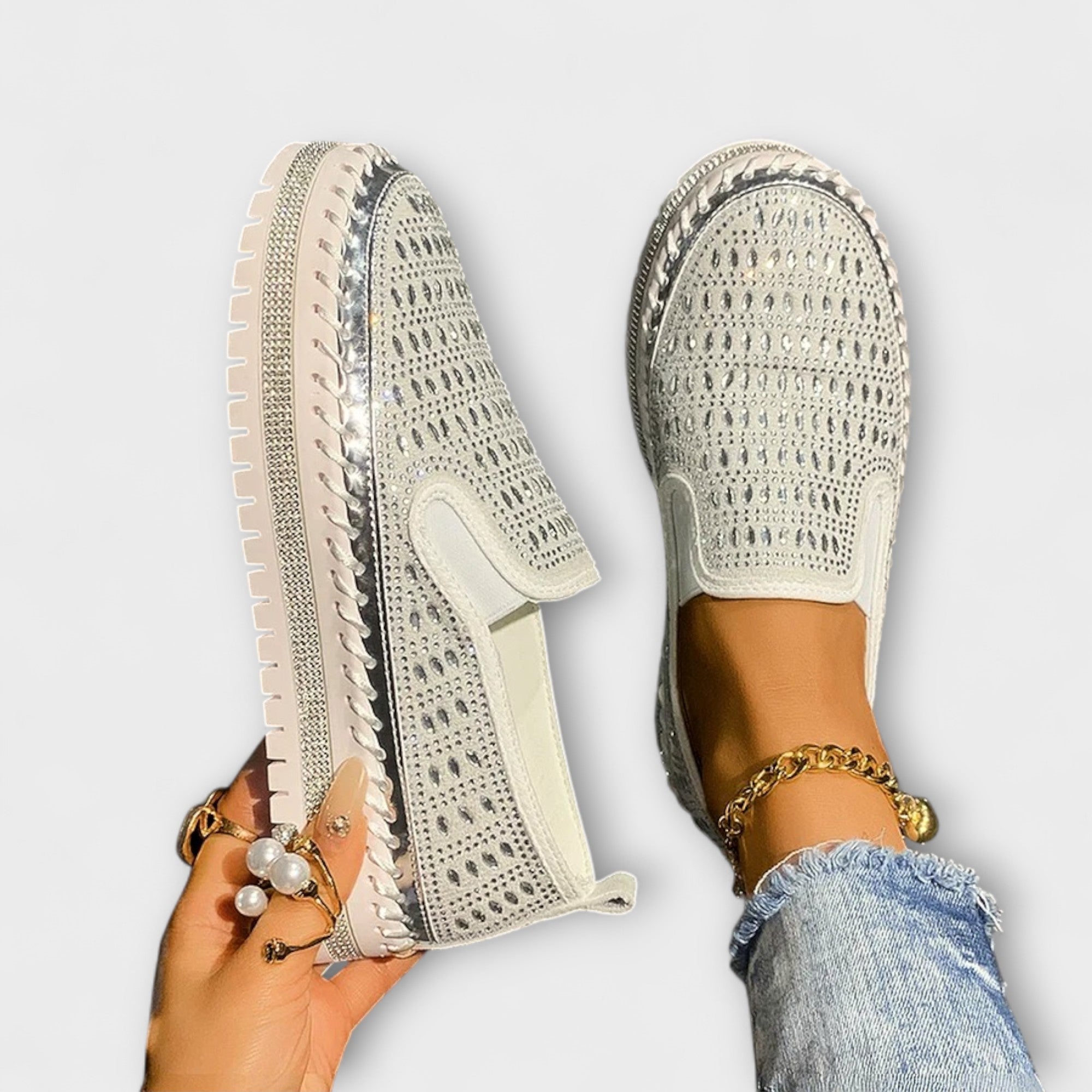 Thalia – Mocasines de Plataforma Casuales con Punta Redonda